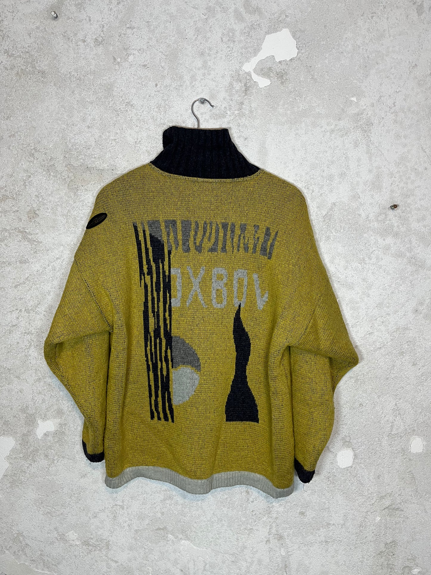 Oxbow vintage ski snowboard heavy knit sweater - S