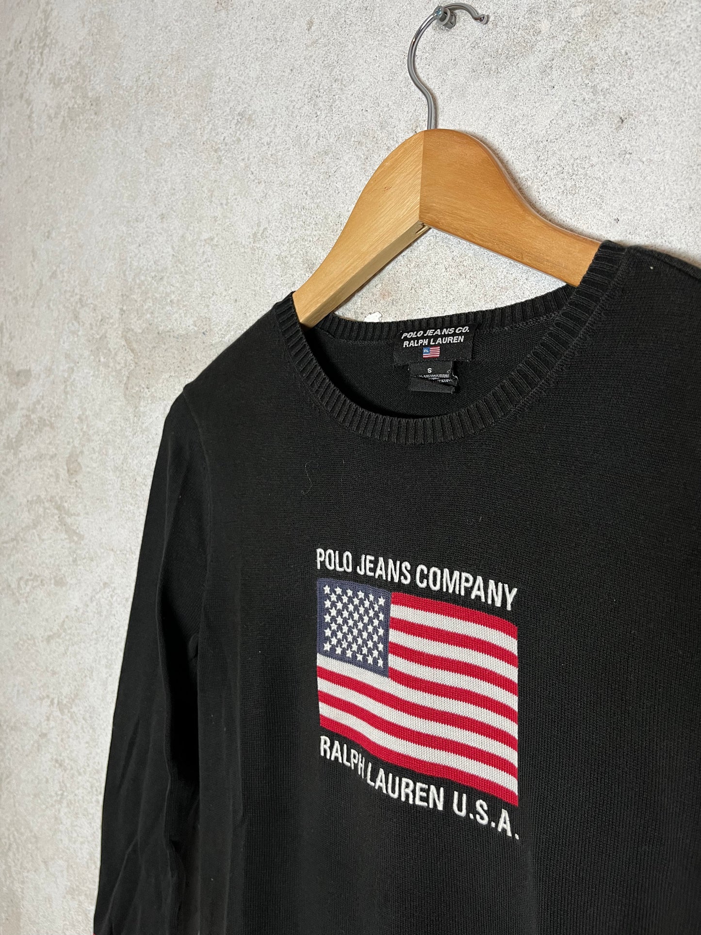 Ralph Lauren Polo Jeans Company USA flag sweater - S