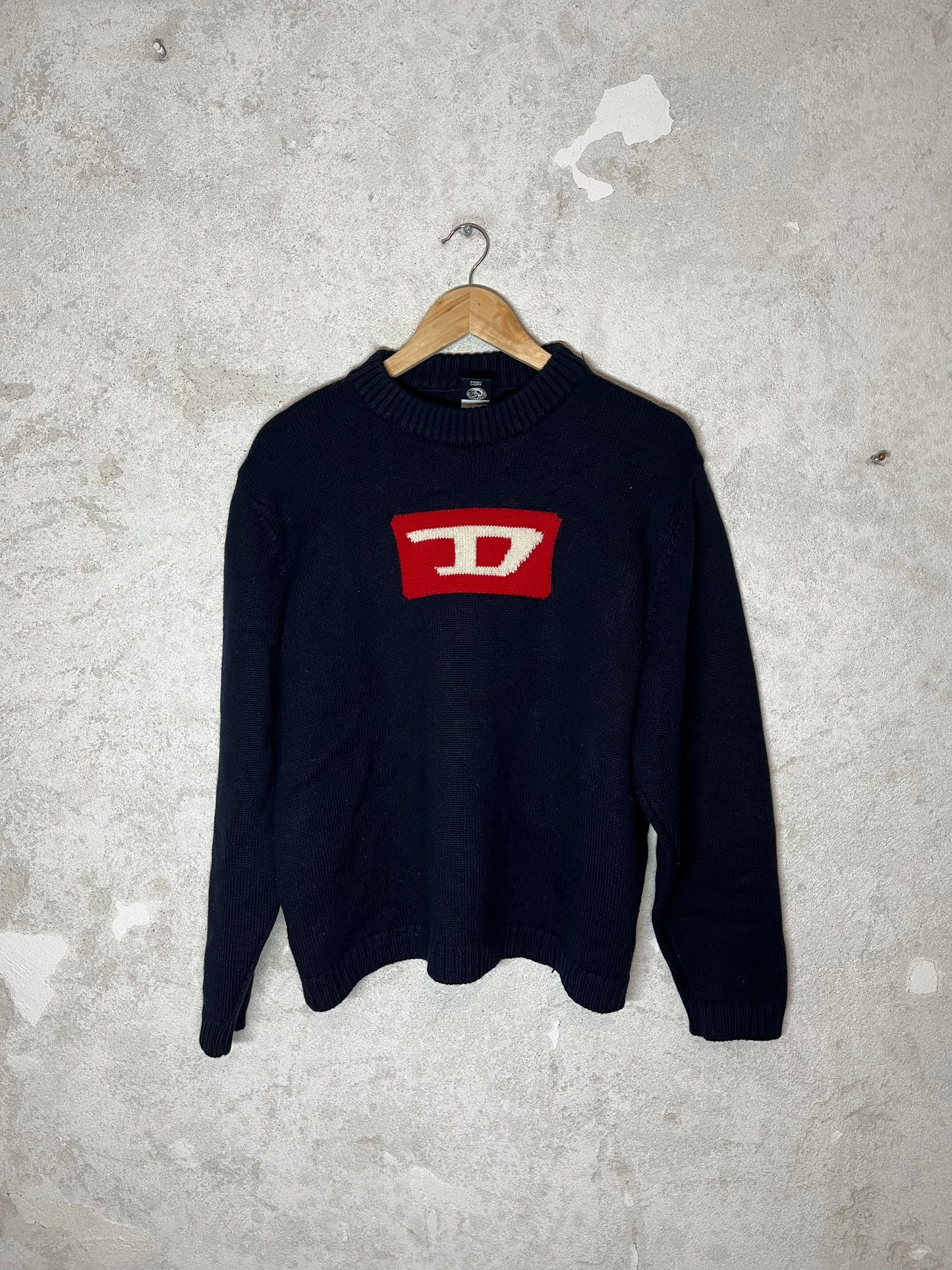 Diesel vintage 90s 2000s heavy knit sweatshirt - L