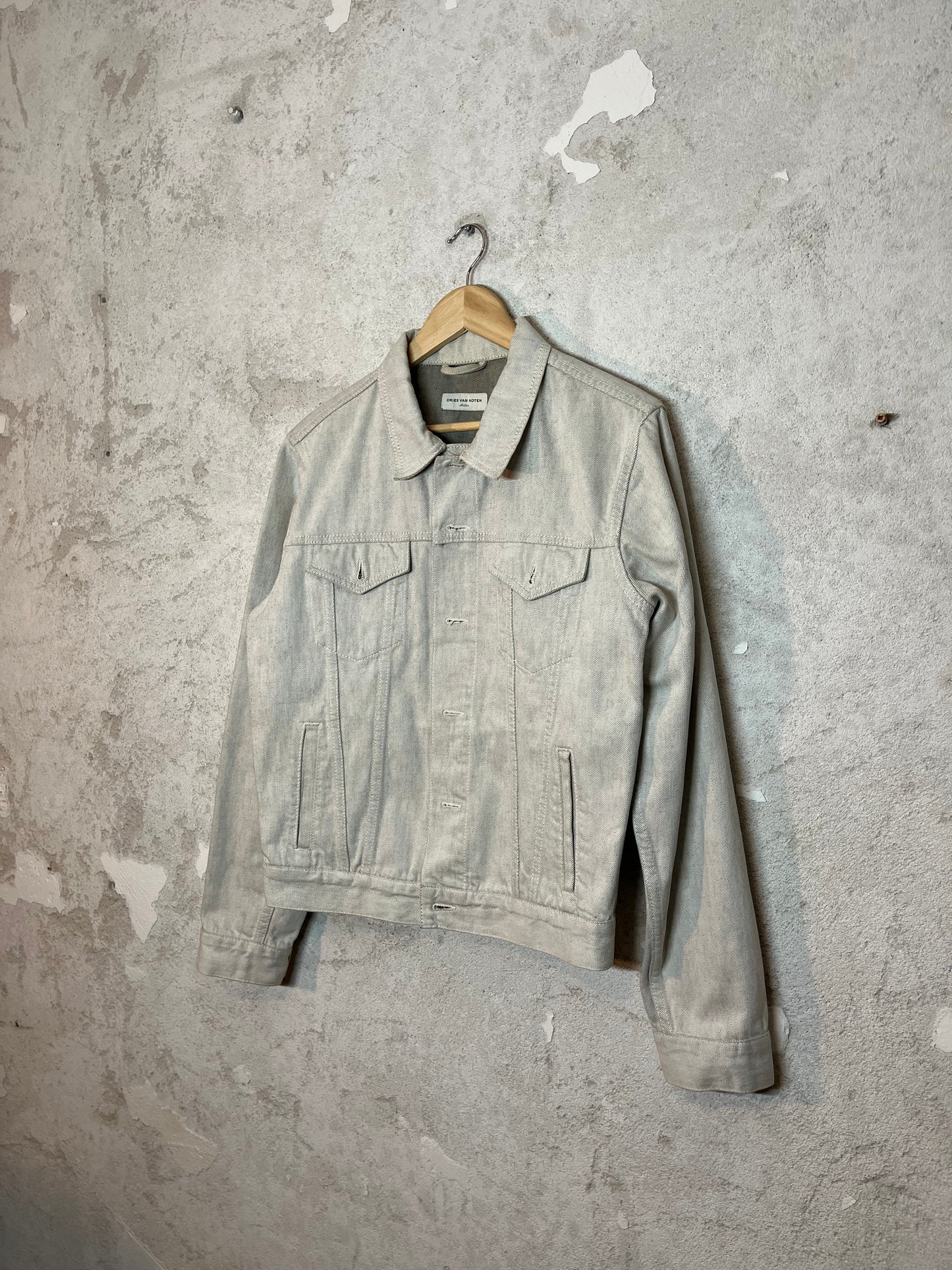 Dries van Noten 'fake button' denim jacket