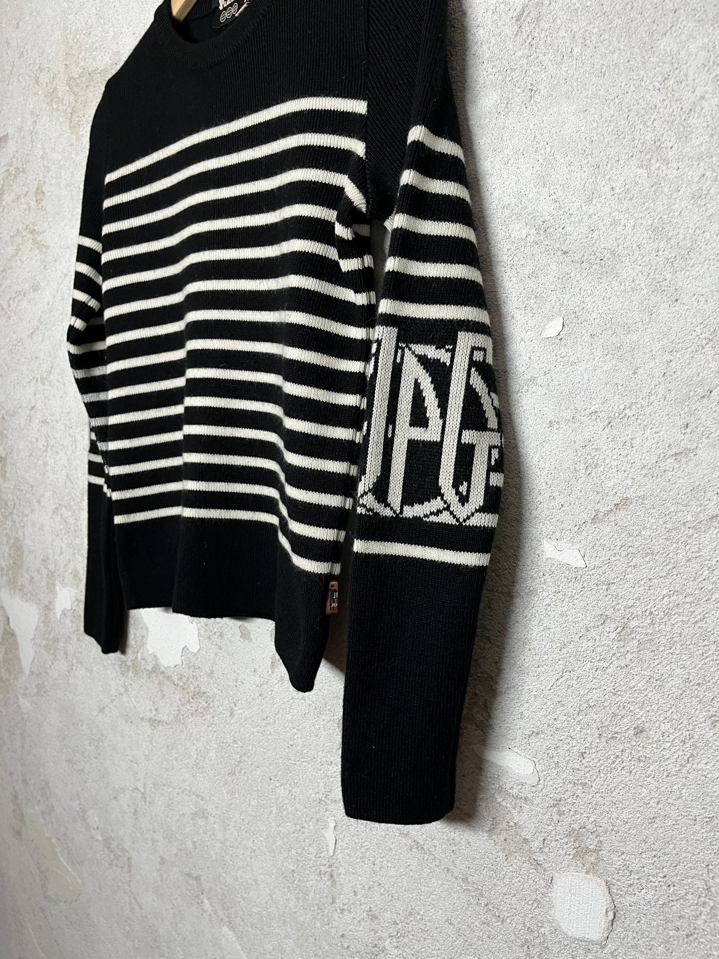 Jean Paul Gaultier striped knit sweater - M