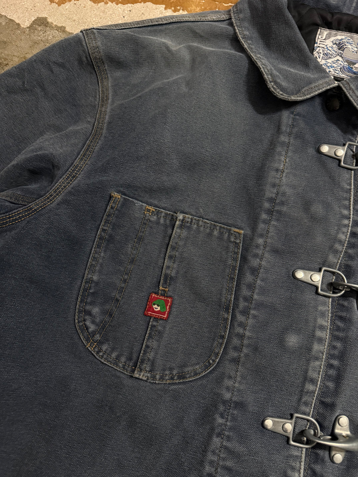 Ralph Lauren fireman lobster metal clasp winter jacket - L