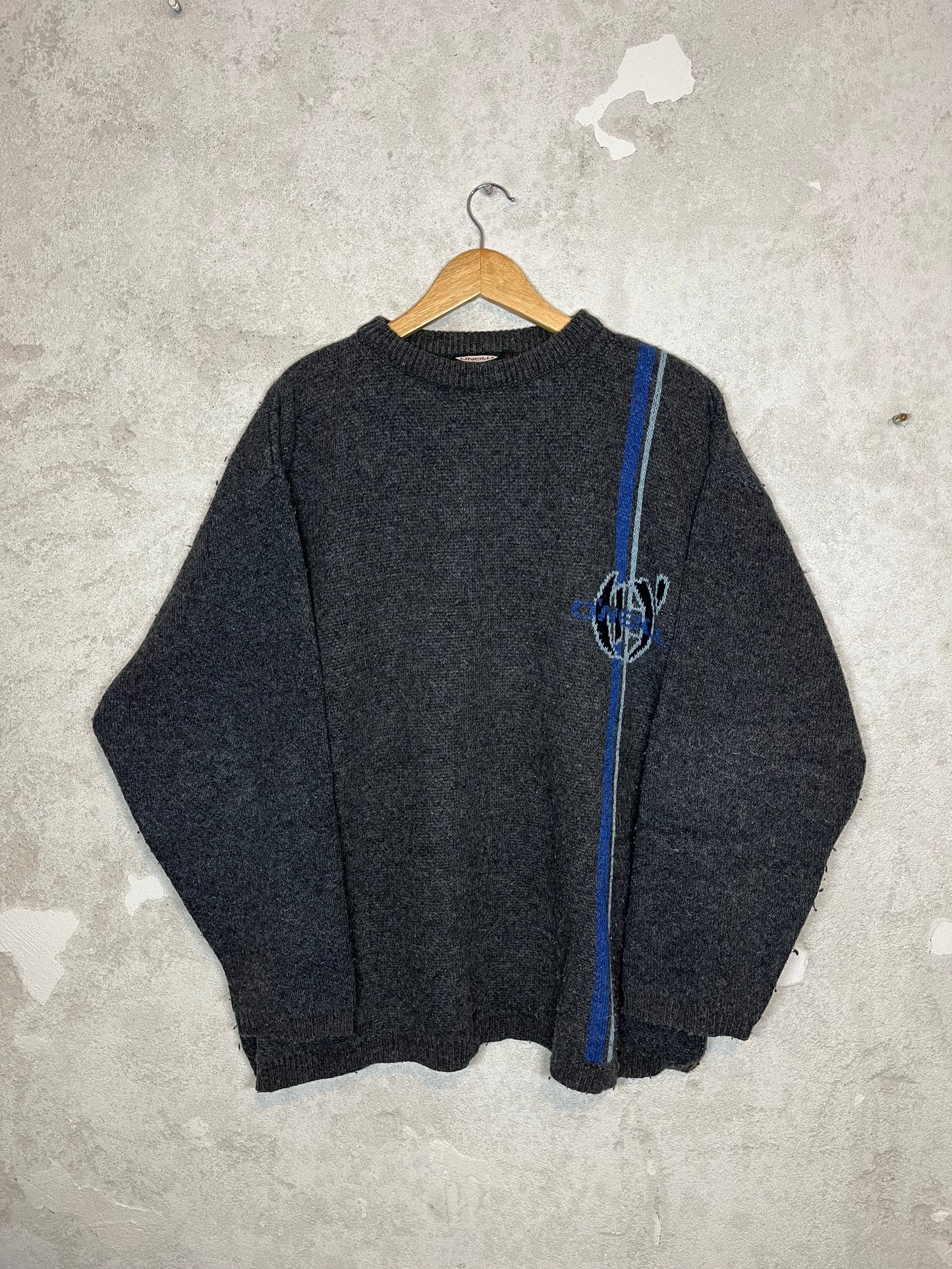 O'neill 2000s ski snowboard heavy knit sweater - XL