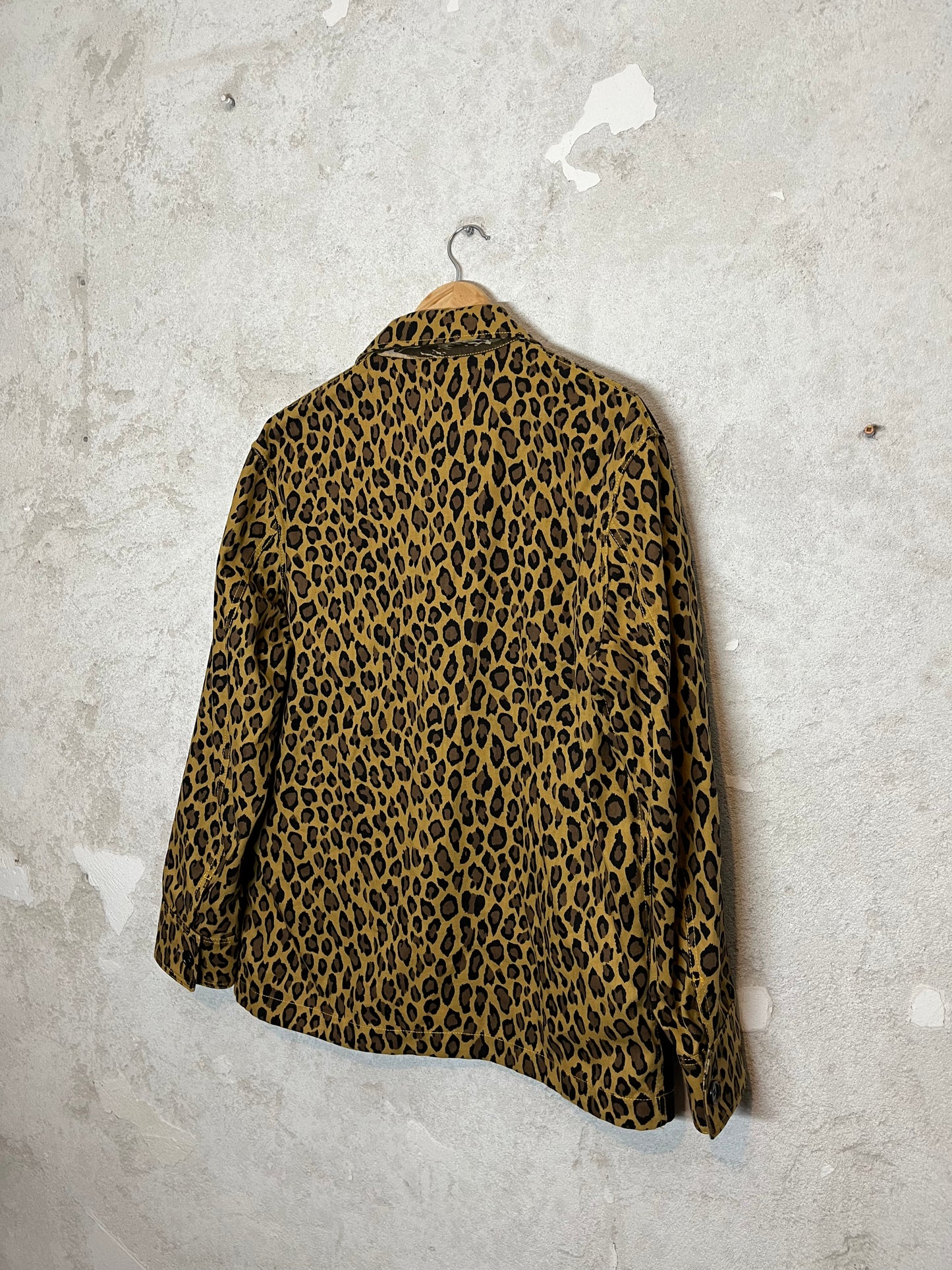 Marni Reverisble Canvas Leopard / Camo print Chore jacket - M