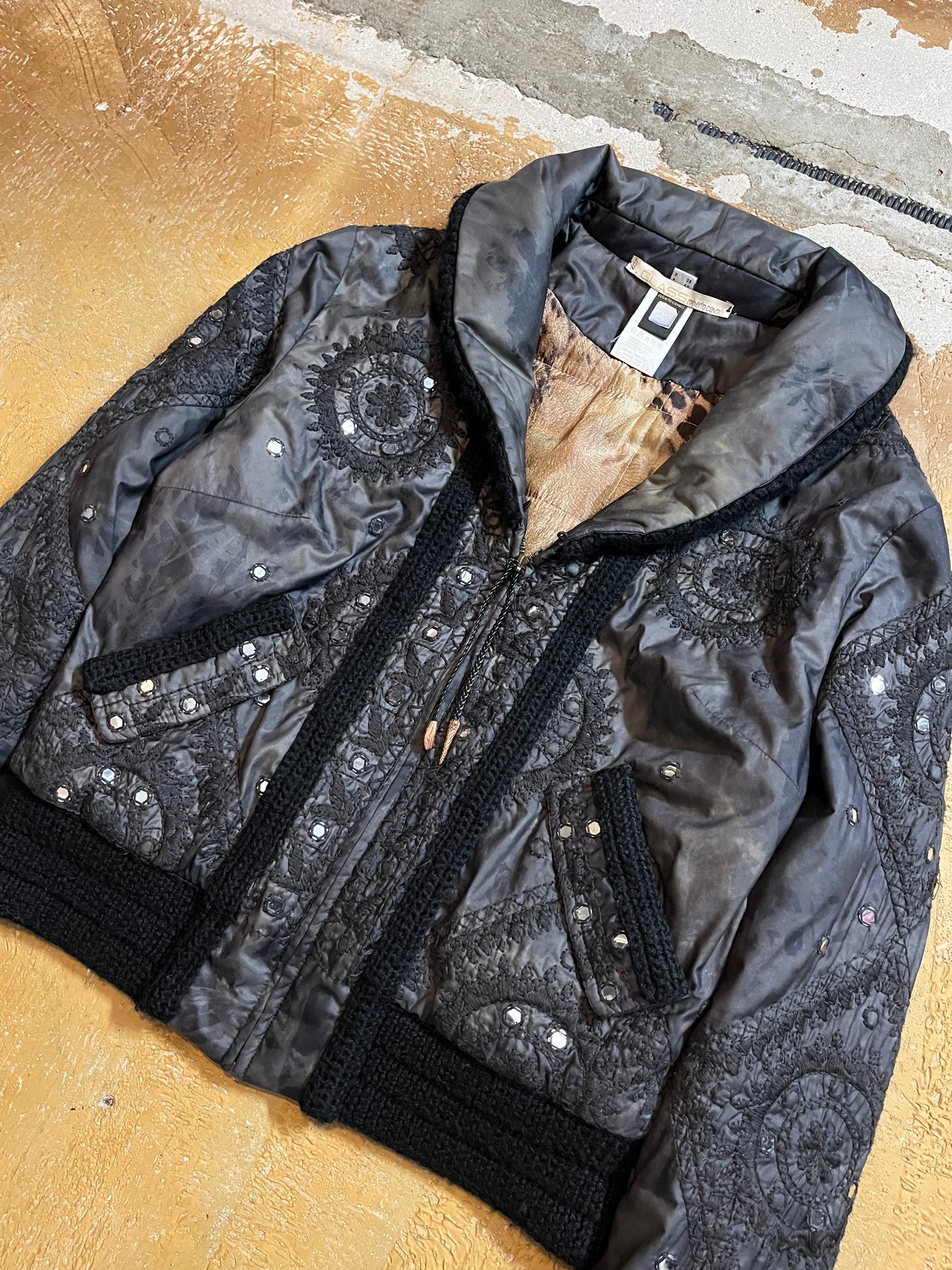 Roberto Cavalli Class puffer jacket - L