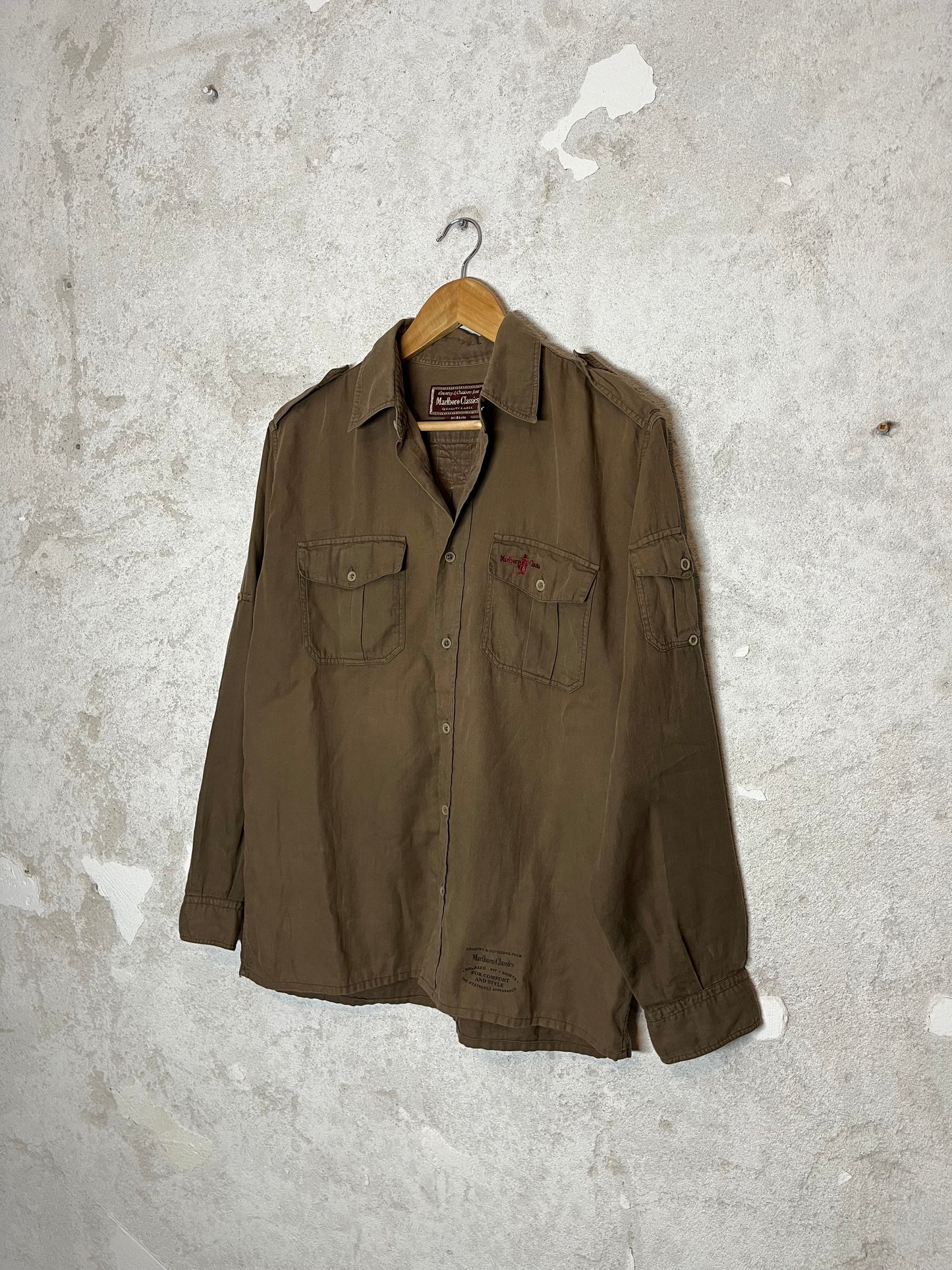 Marlboro classics corduroy overshirt - M