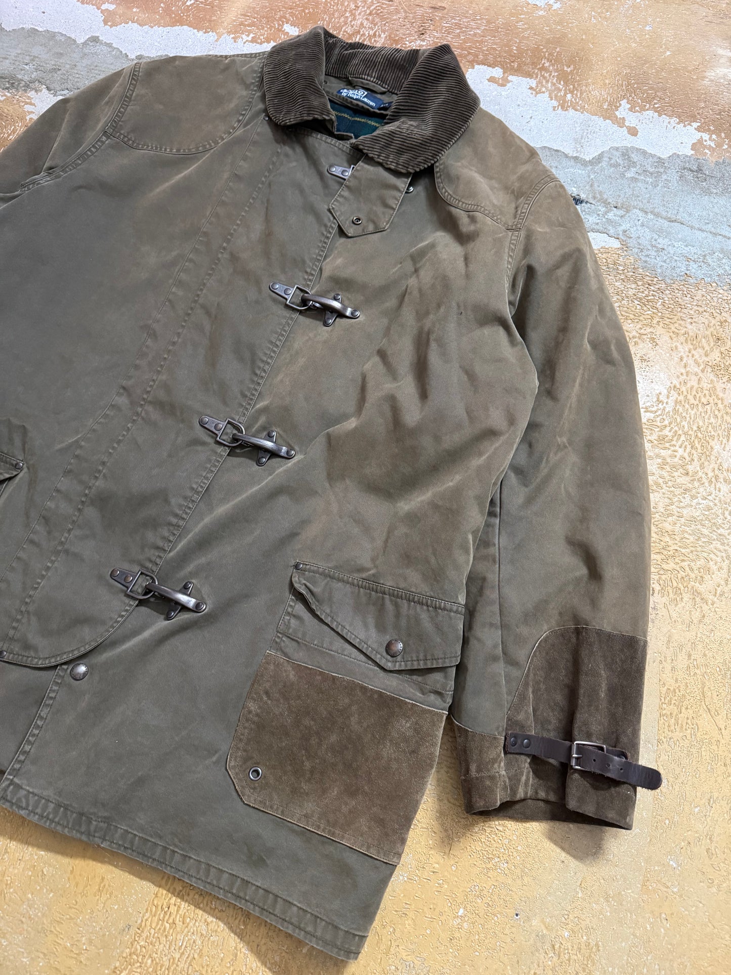 Ralph Lauren fireman lobster clasp removable lining jacket - XXL