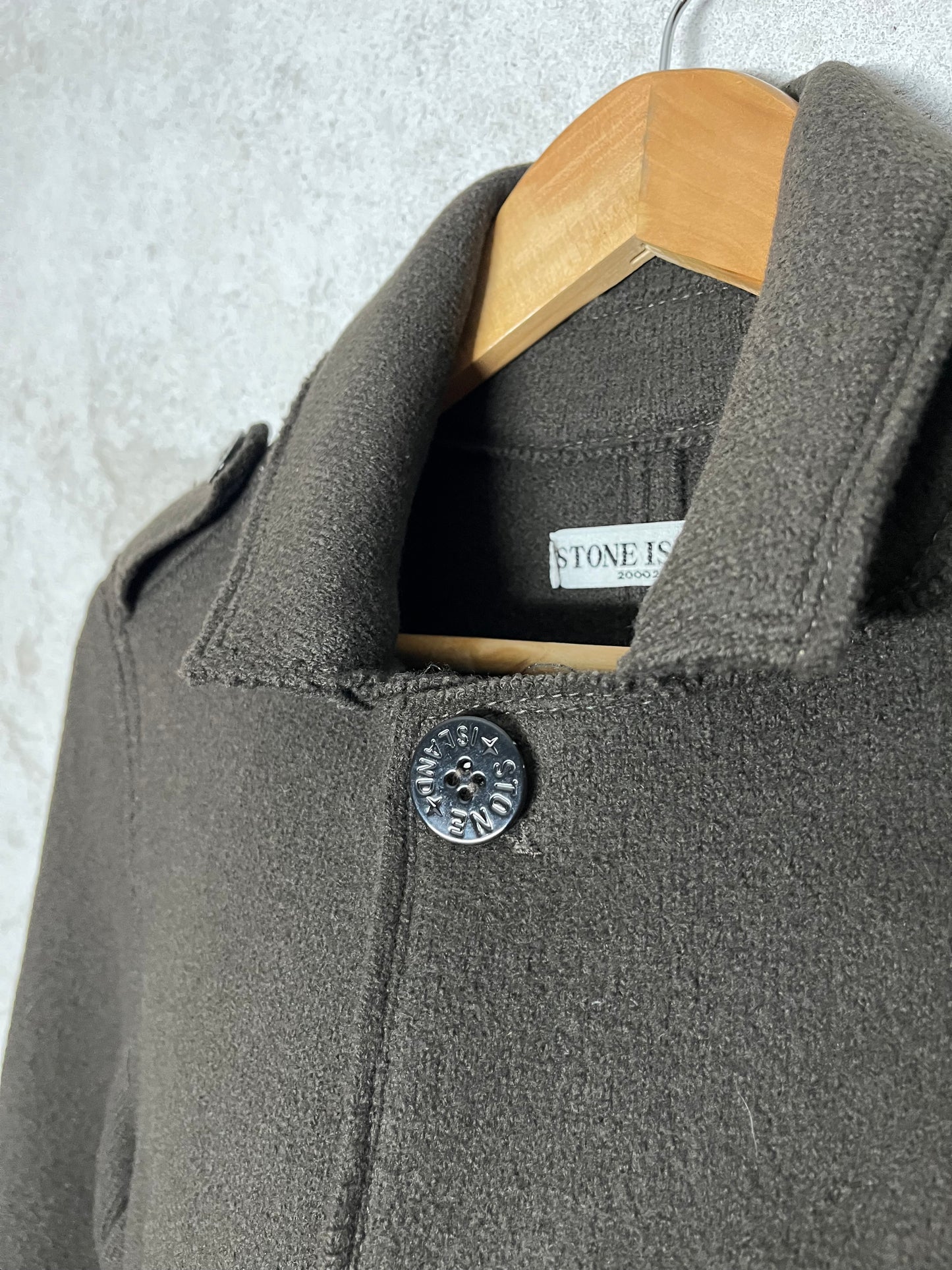 Stone Island vintage wool military jacket - S