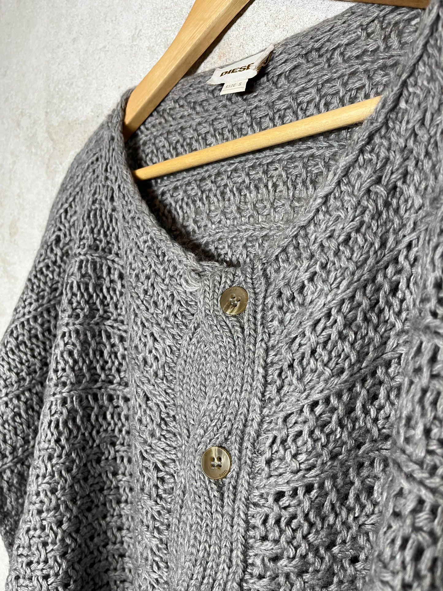 Diesel knitted poncho - S