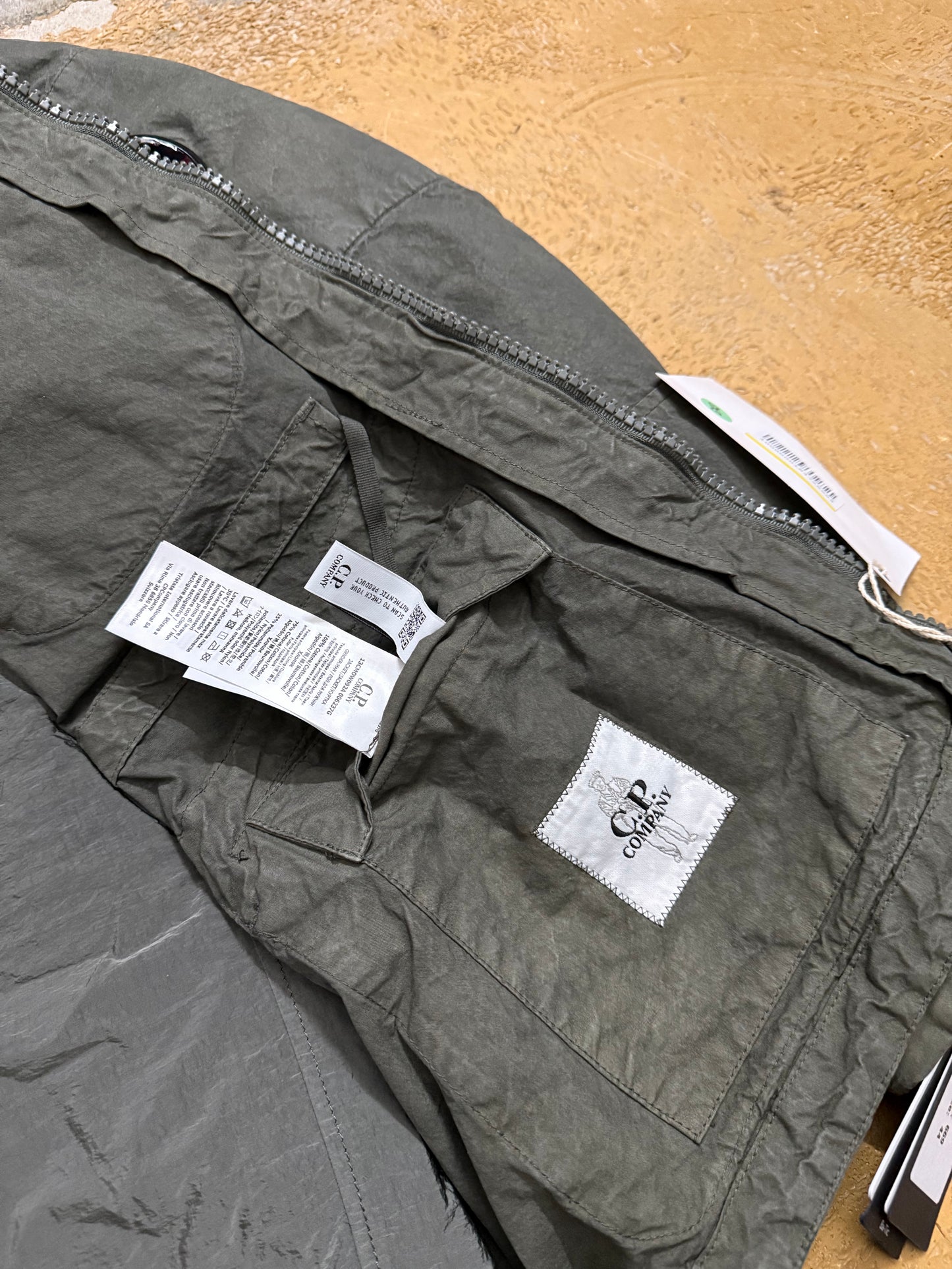 CP Company Ba-Tic Halley Stevensons waxed cotton 2-in-1 winter jacket - S