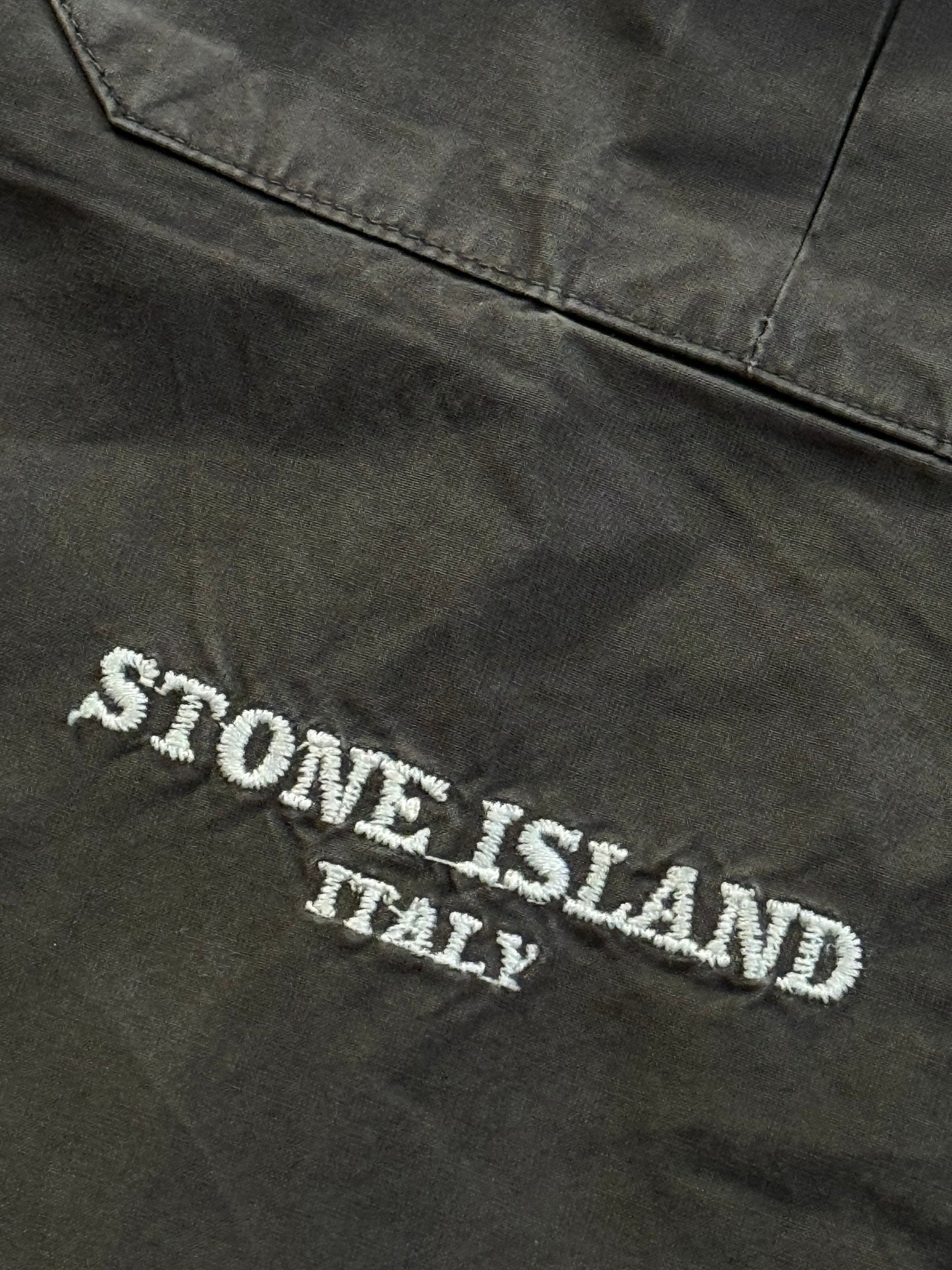 Stone Island italy embroidered overshirt - S