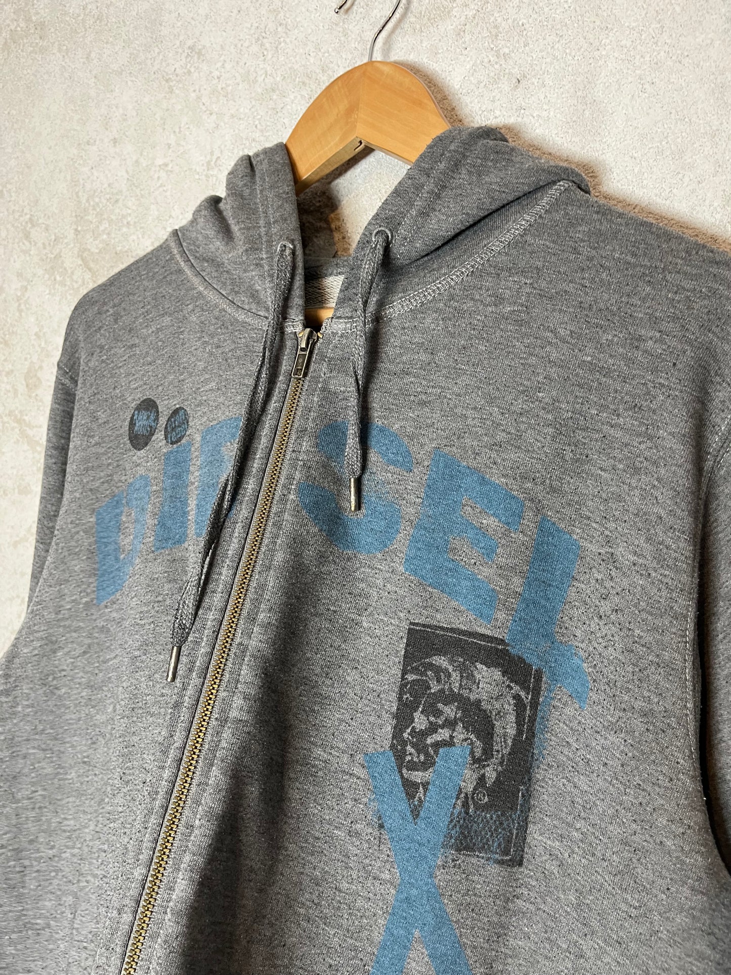 Diesel zip-up hoodie - XL