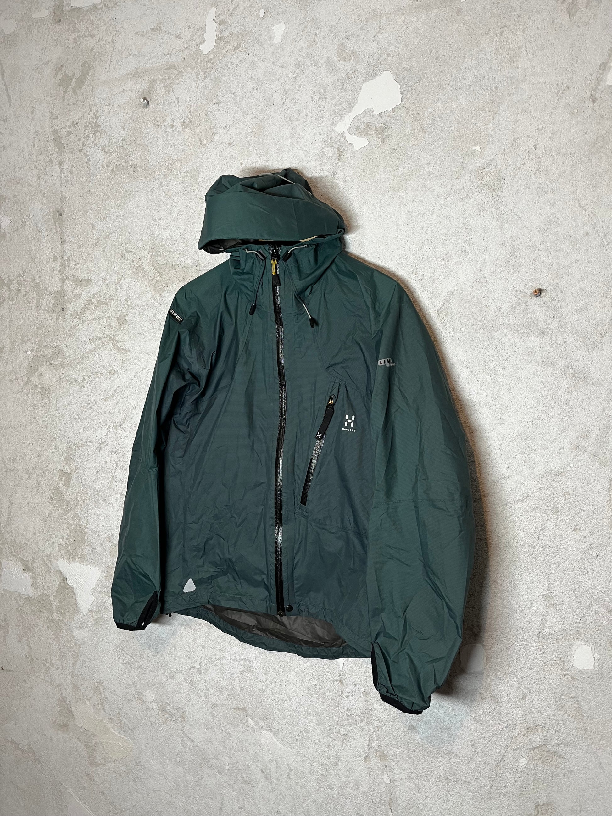 Haglöfs gore-tex L.I.M. series gorpcore rain jacket 