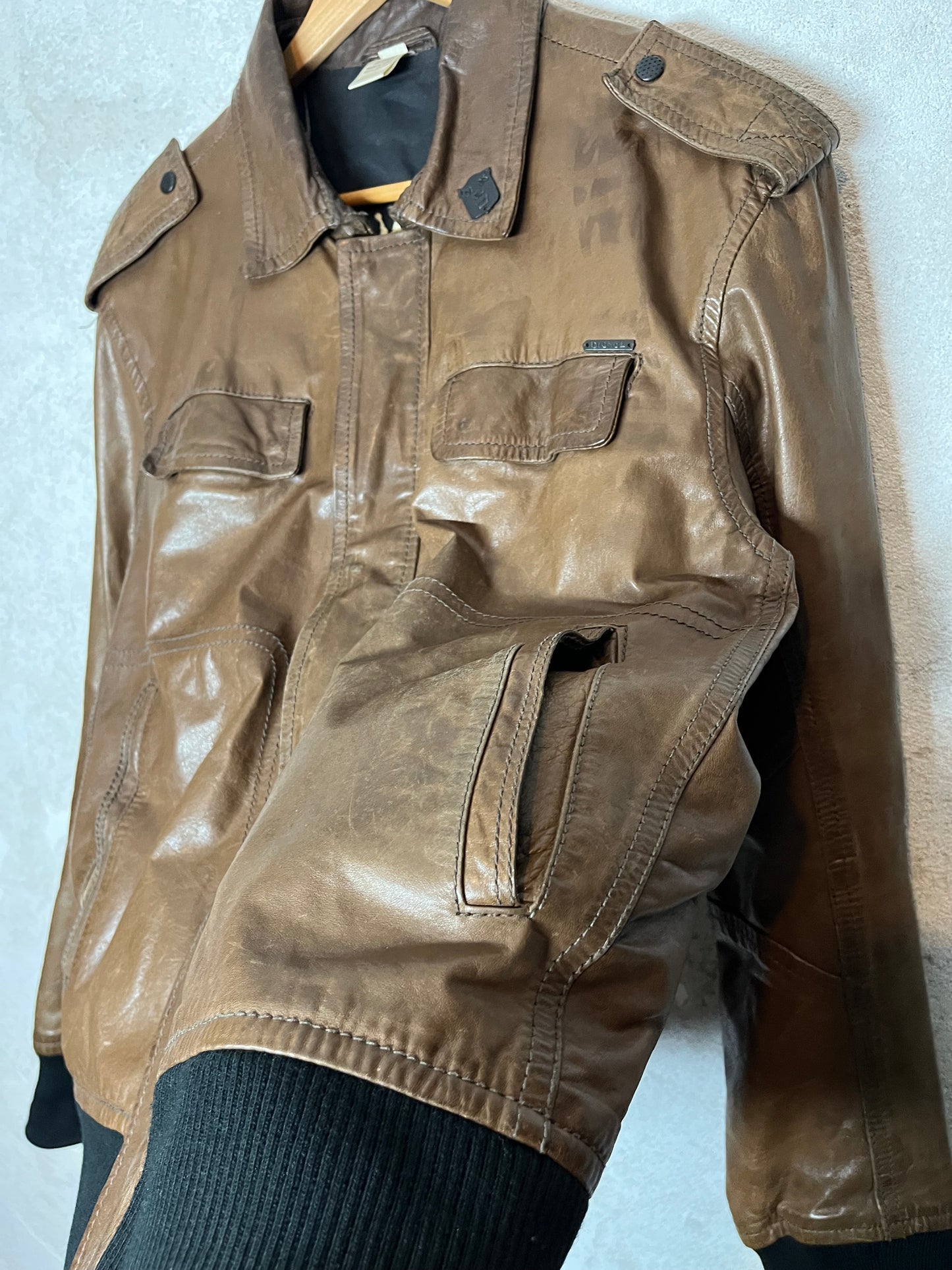 Diesel leather jacket - XL