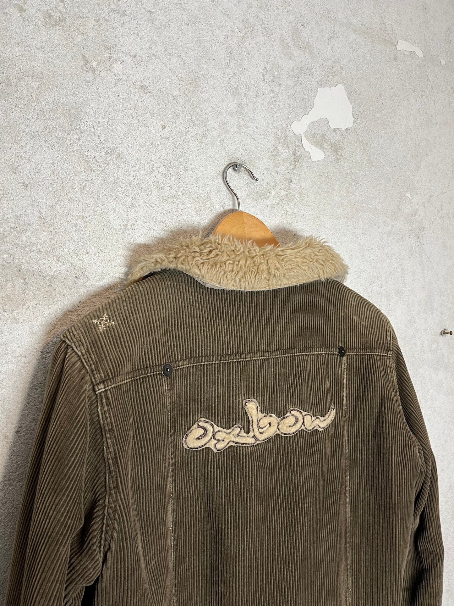 Oxbow vintage sherpa sherling corduroy jacket