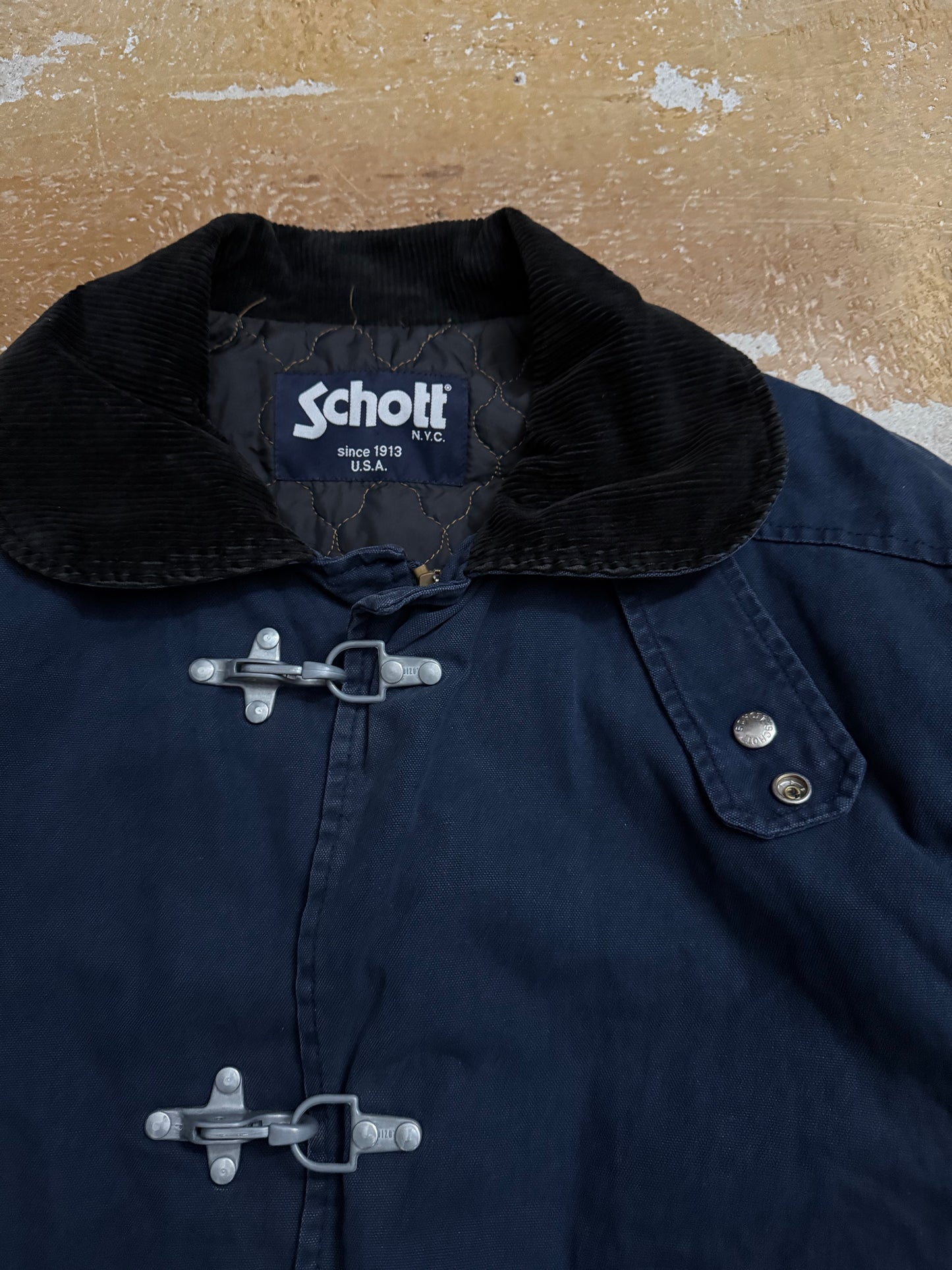 Schott fireman clasp winter jacket - L