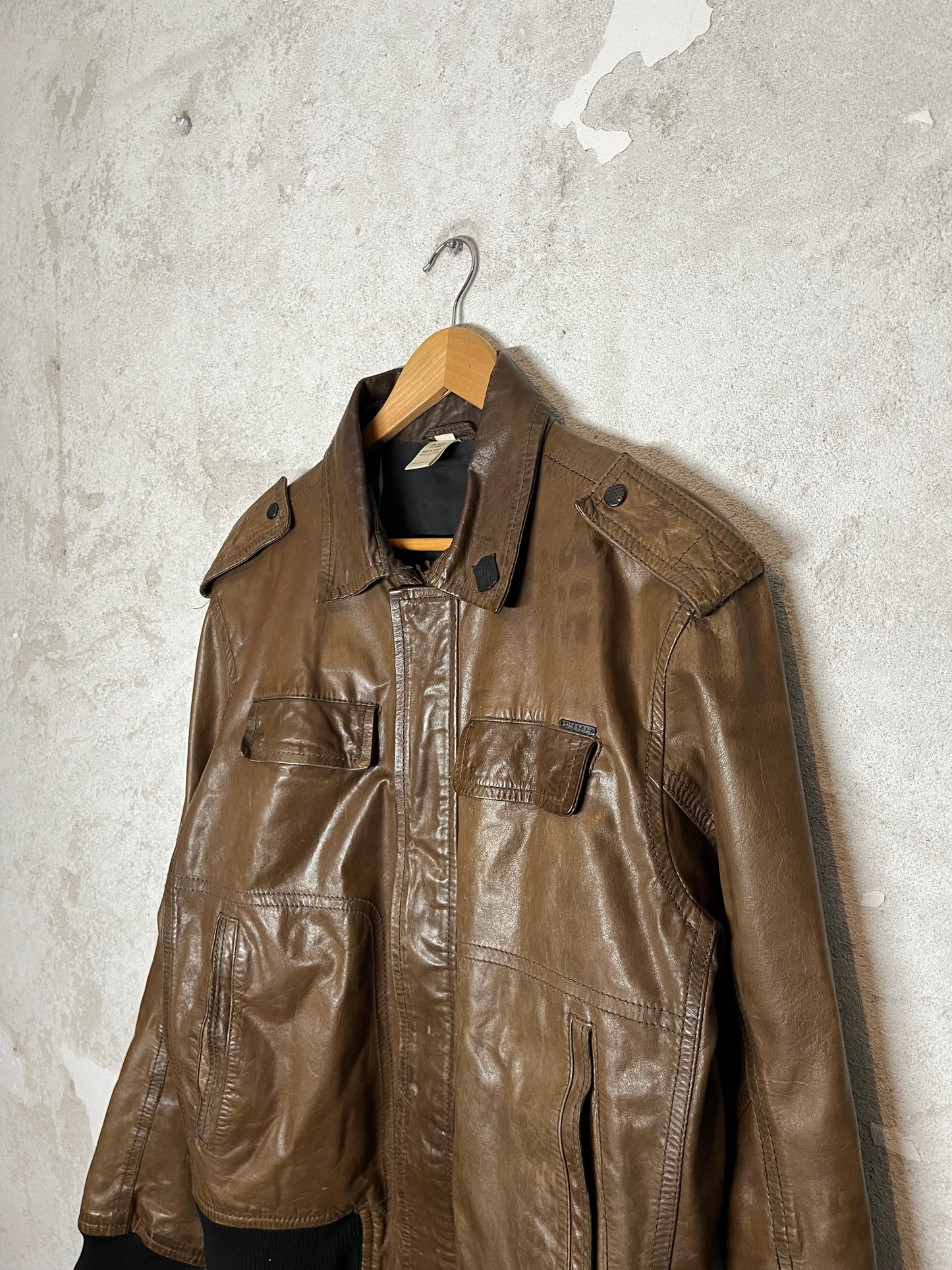 Diesel leather jacket - XL