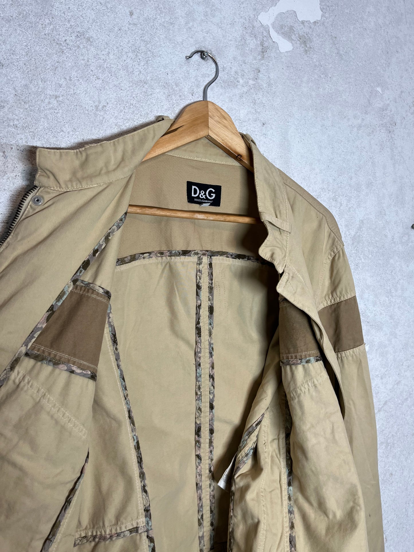 Dolce & Gabbana Beige Cargo Jacket - M