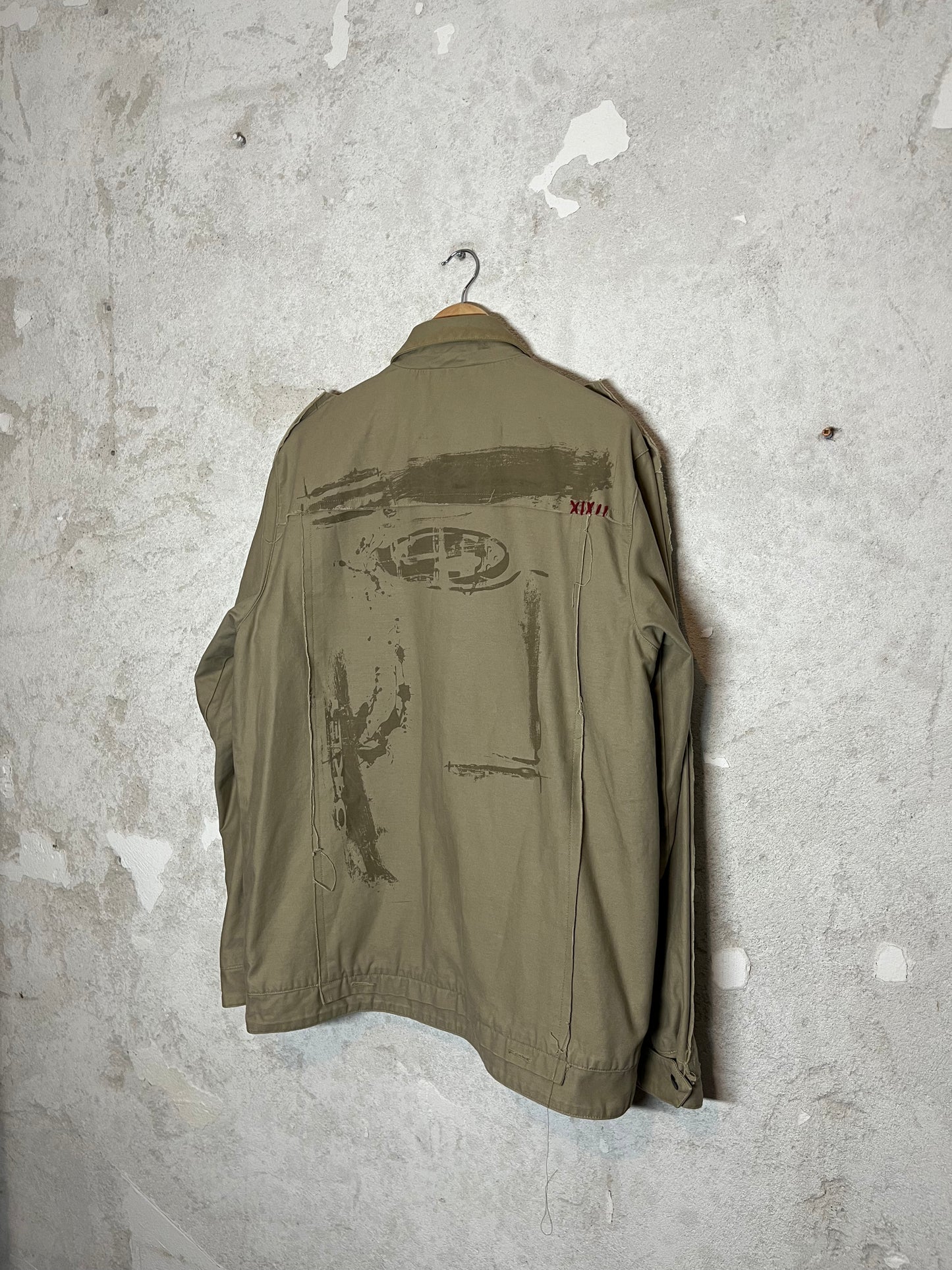 Oakley vintage archive rare eye painted canvas coat - L