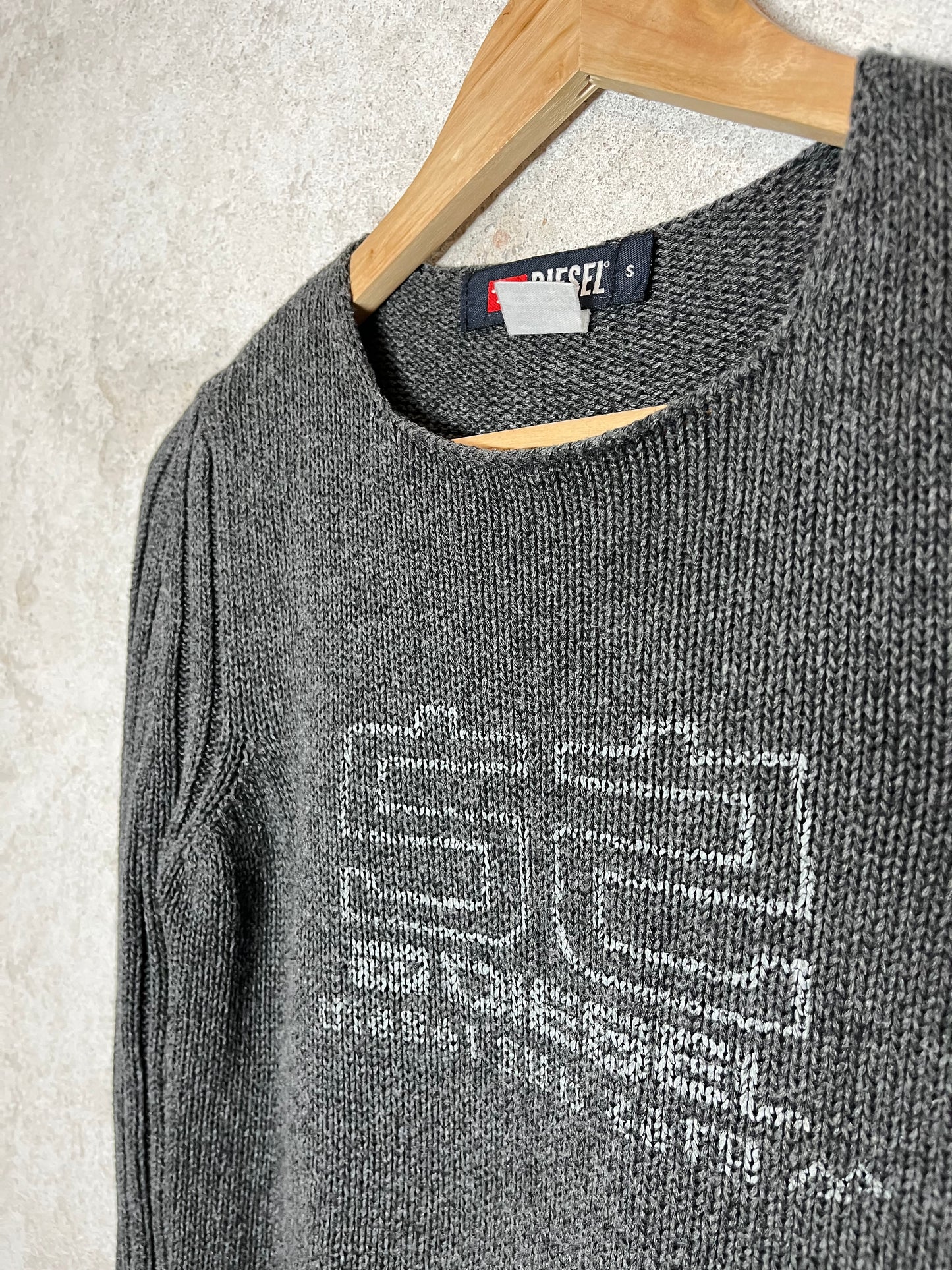 Diesel vintage 90s retro 2000s sweatshirt - S