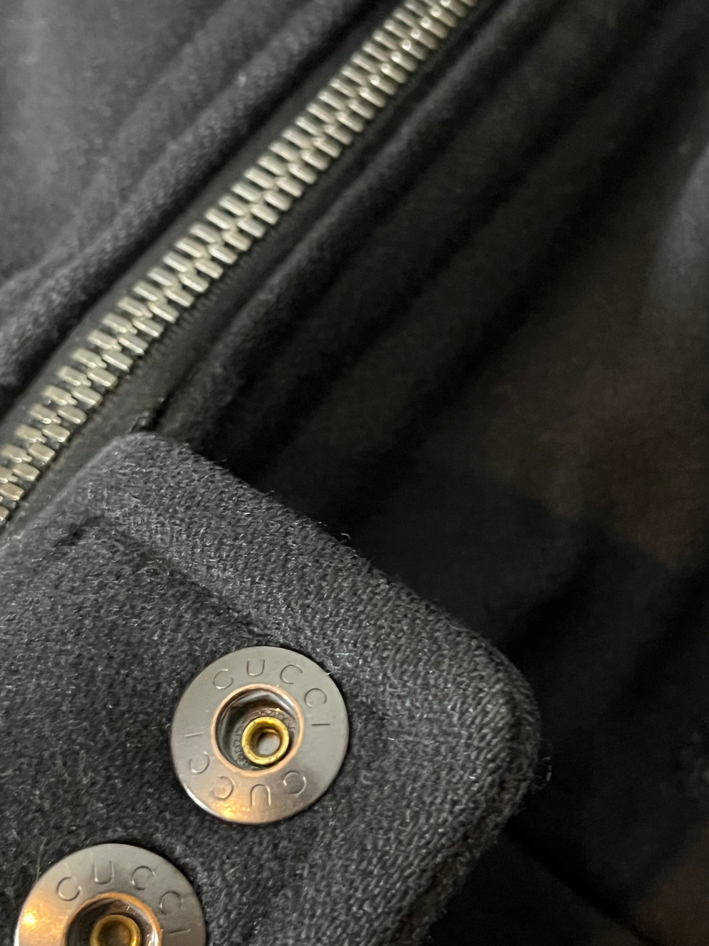 Gucci 100% melton wool biker jacket -