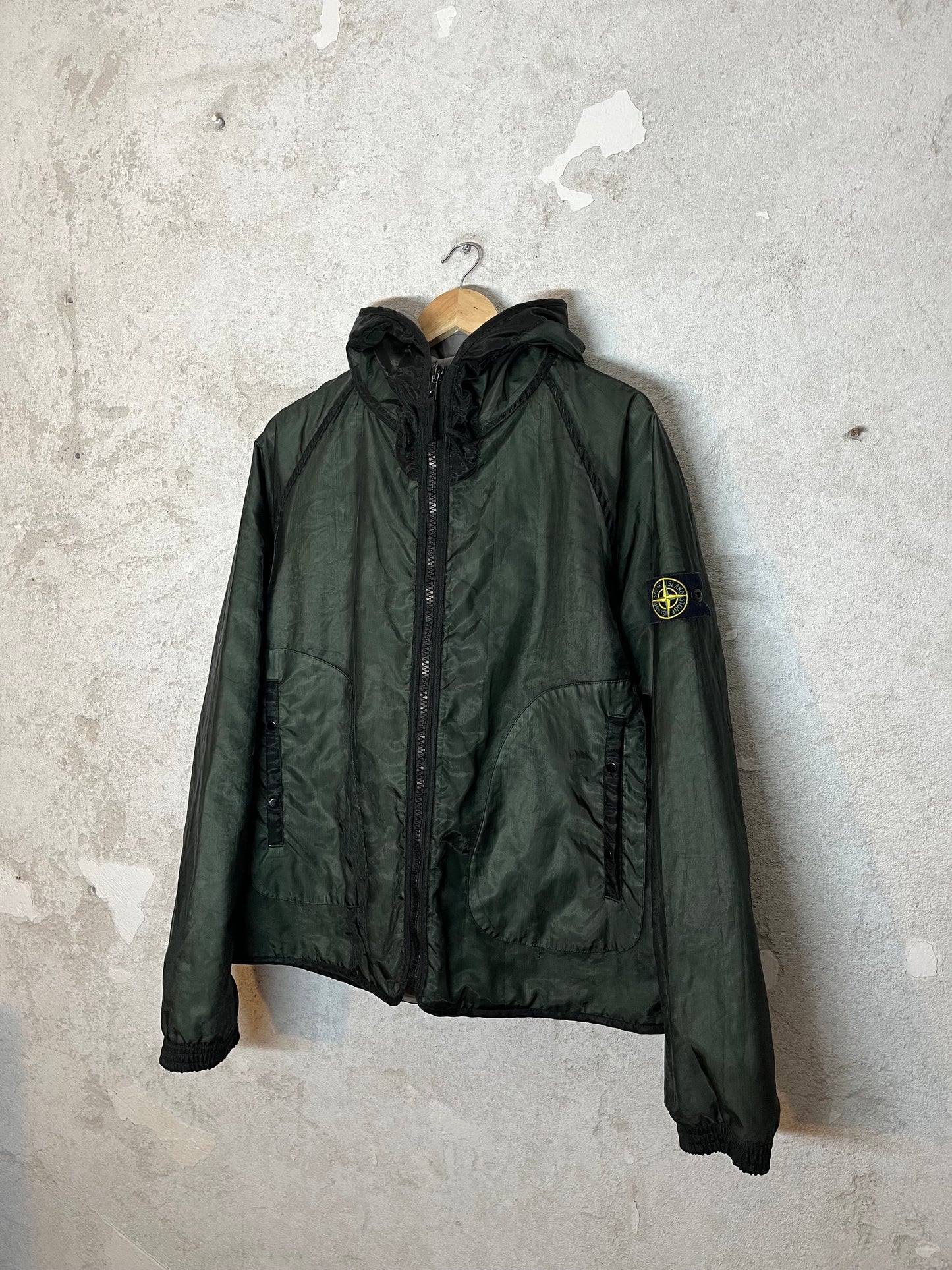 Stone Island Monofilament SS’03 vintage jacket green - L