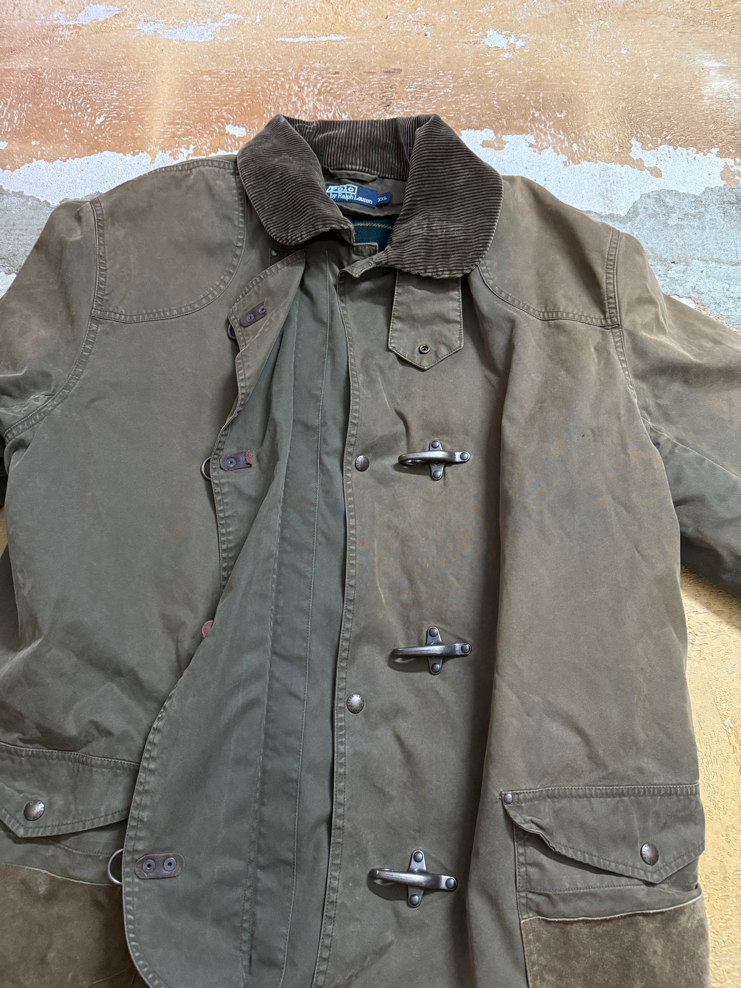 Ralph Lauren fireman lobster clasp removable lining jacket - XXL