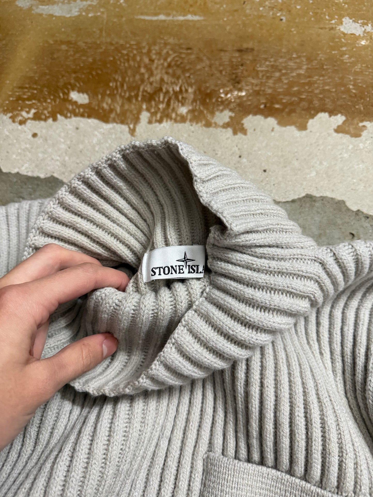 Stone Island Marina 100% wool knit sweater - L