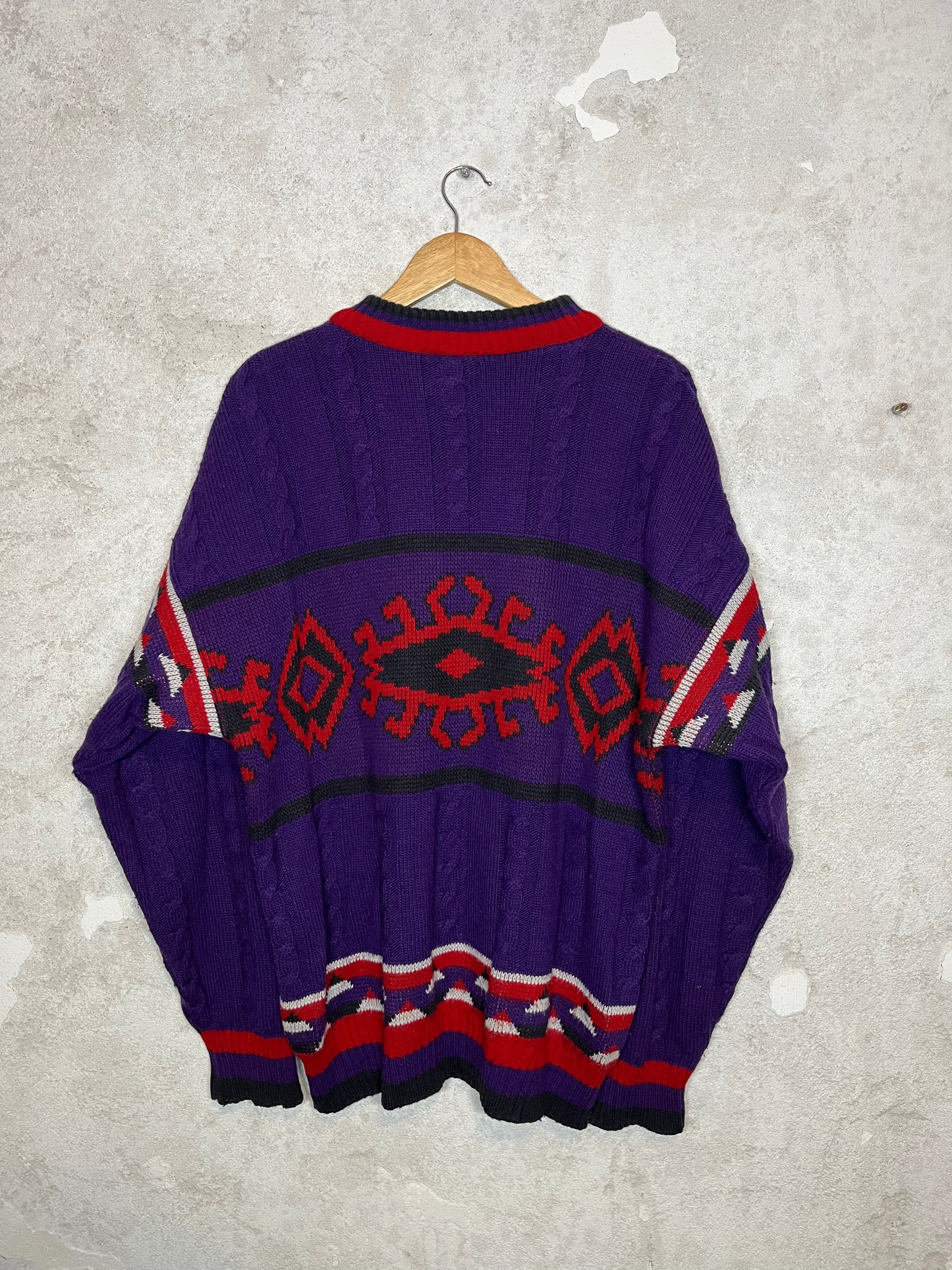 O’neill vintage 90s heavy knit ski snowboard sweater - XL