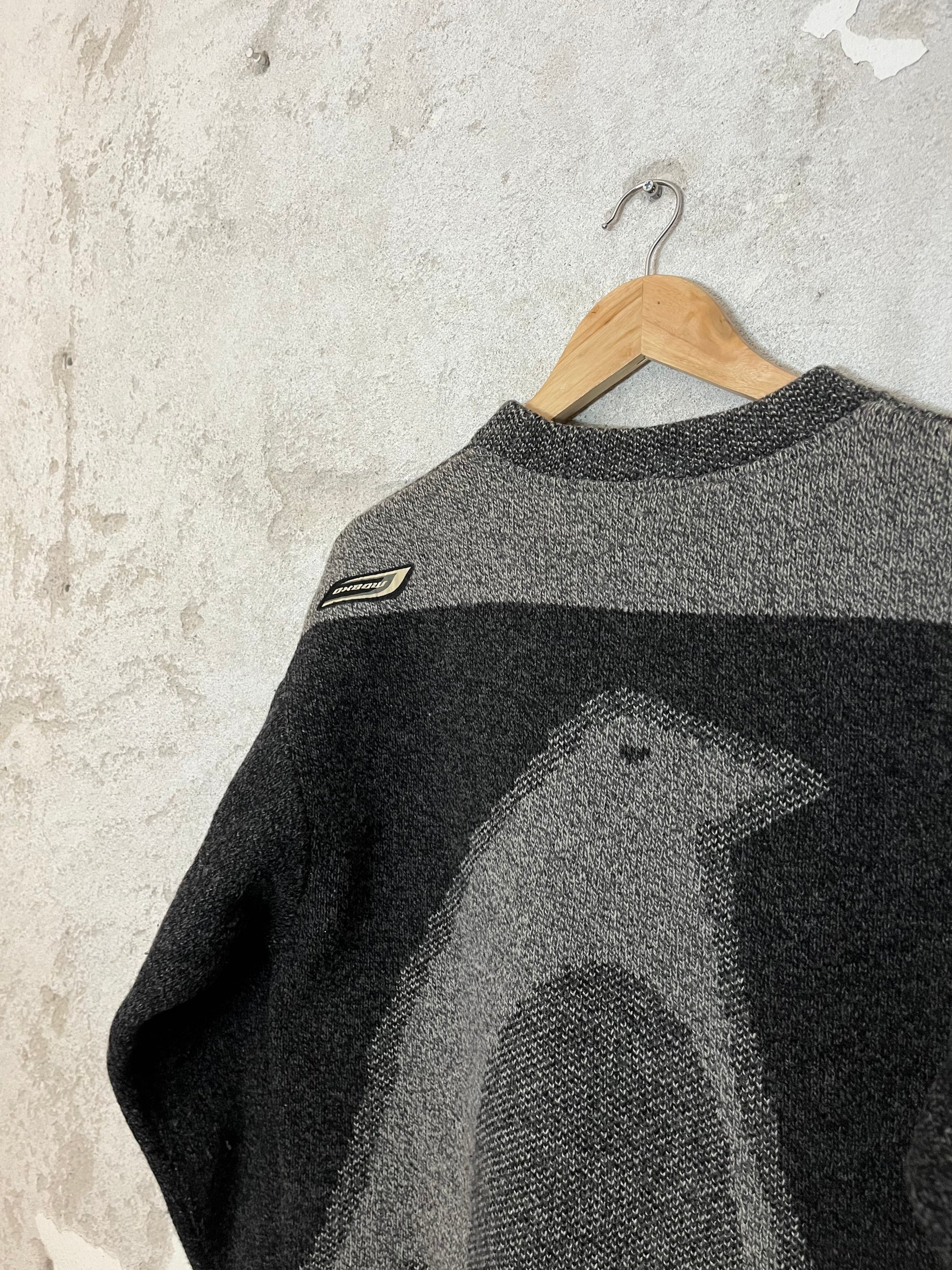 Oxbow vintage retro ski snowboard winter heavy knit sweater