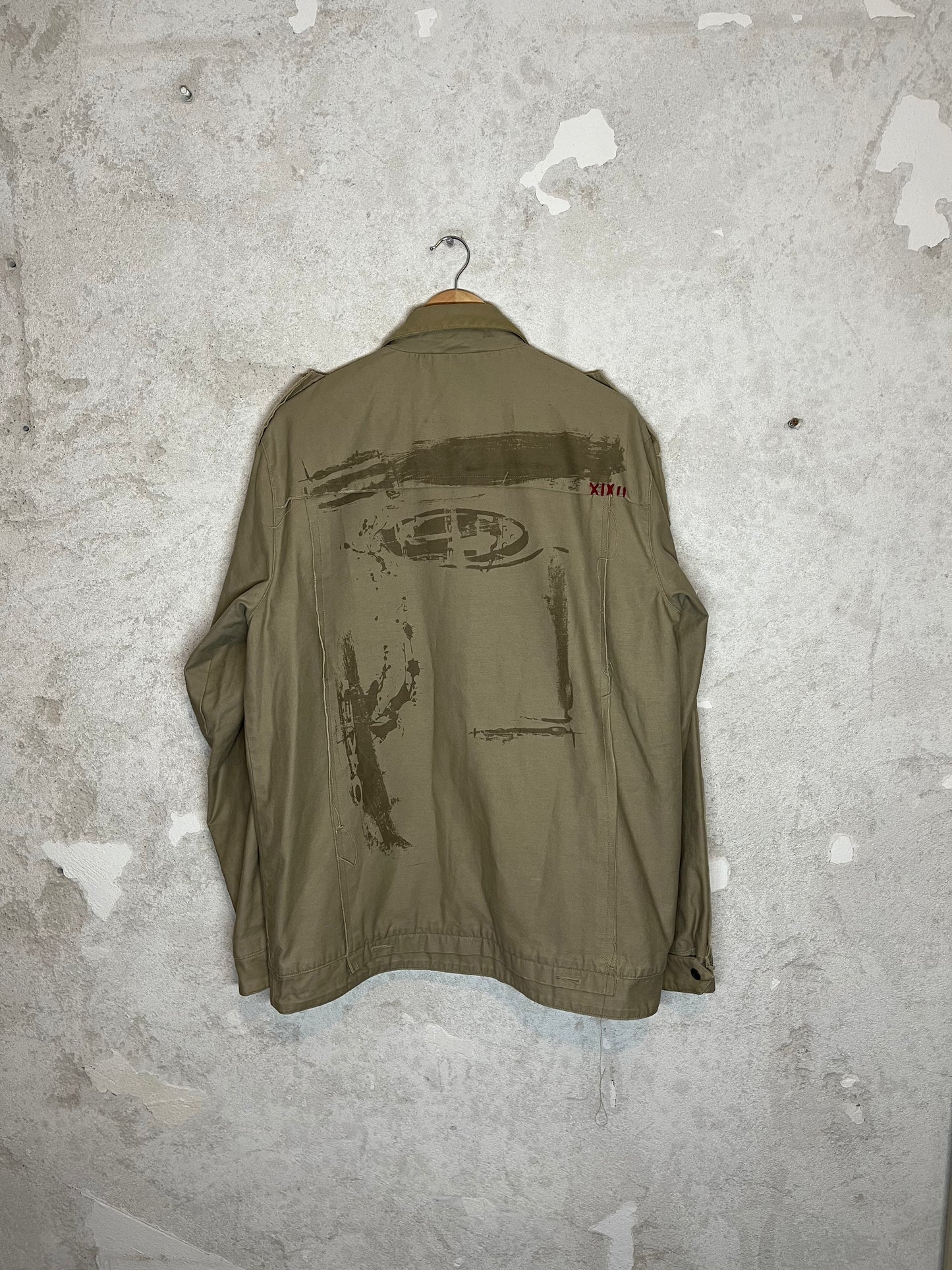Oakley vintage archive rare eye painted canvas coat - L