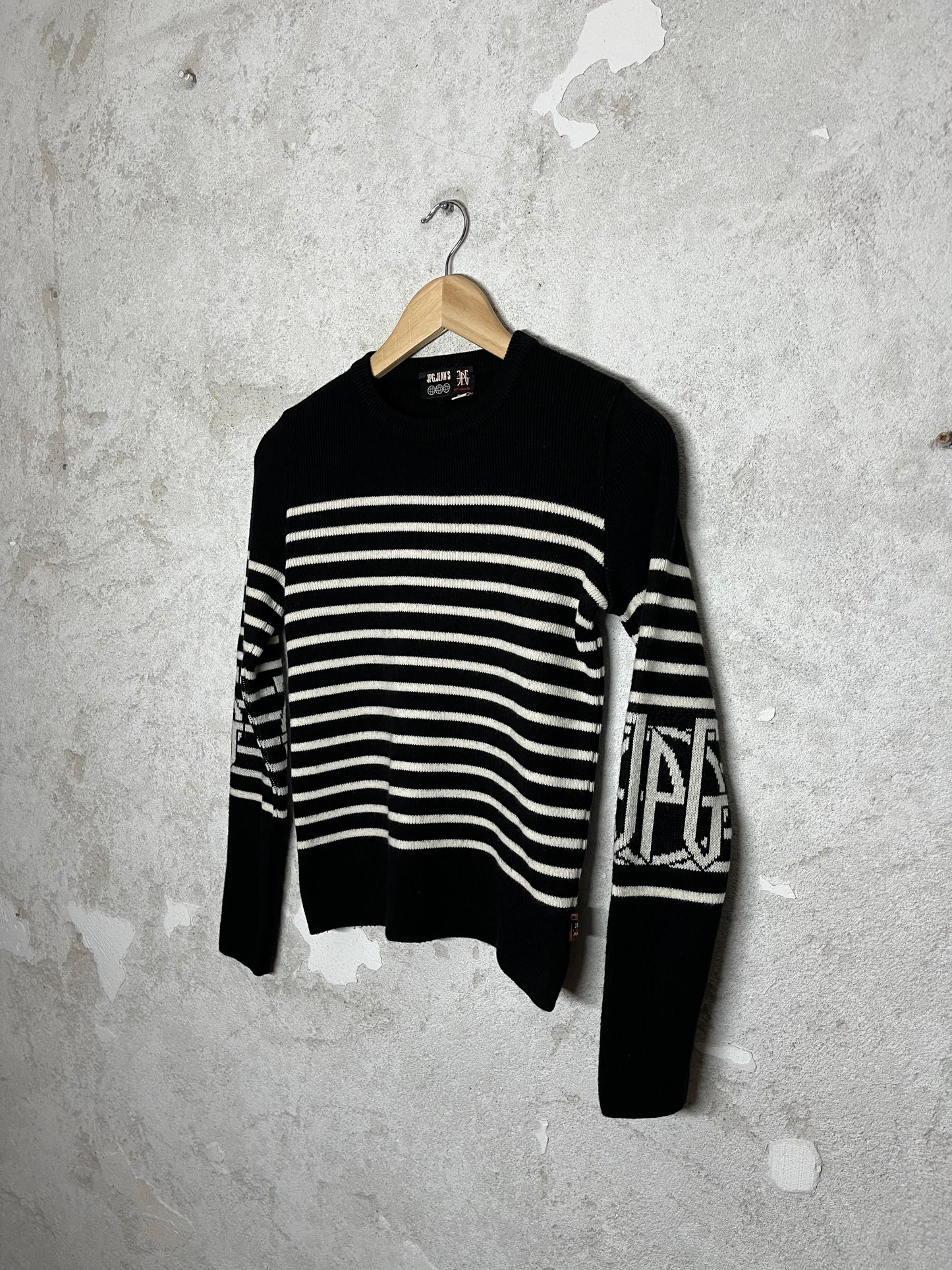 Jean Paul Gaultier striped knit sweater - M