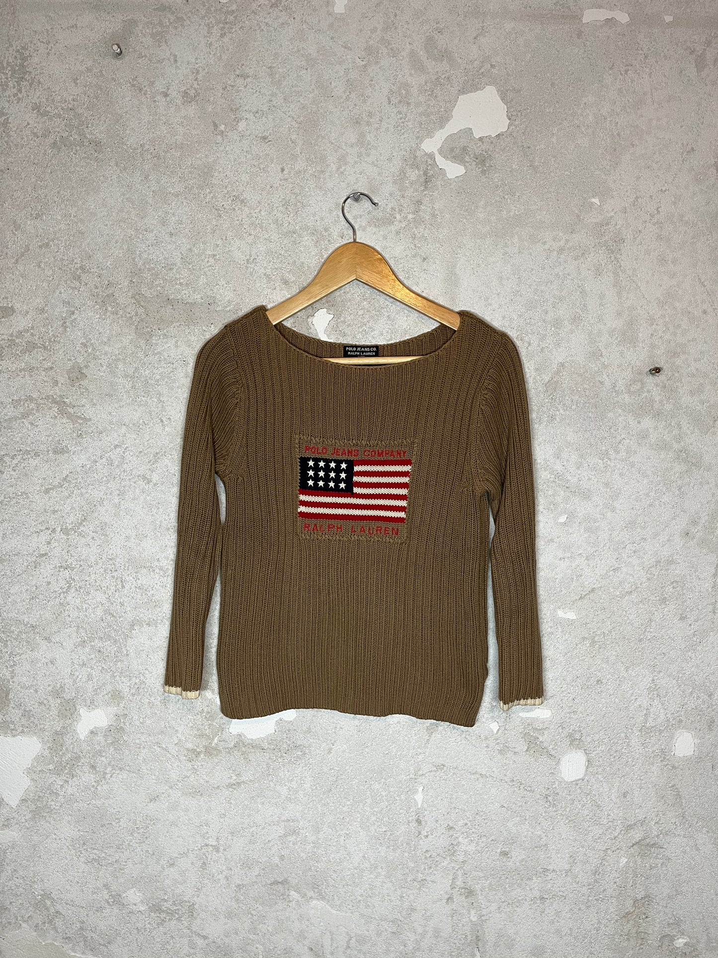 Ralph Lauren vintage USA flag sweater - M