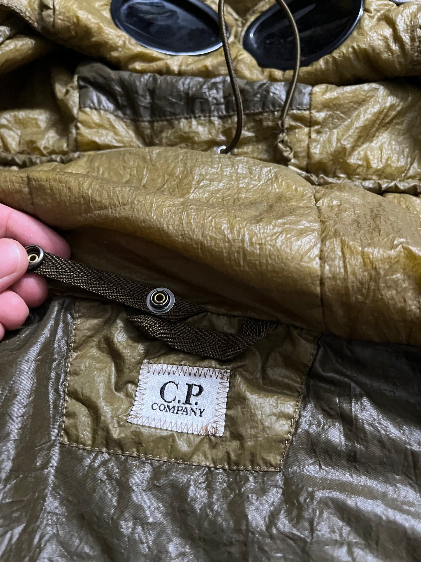 CP Company filament down goggle jacket - XL