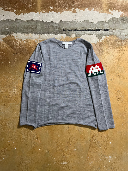 Comme des Garcons wool longsleeve sweater - M