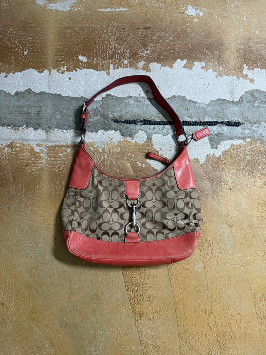 Coach Signature Hampton Hobo Handbag