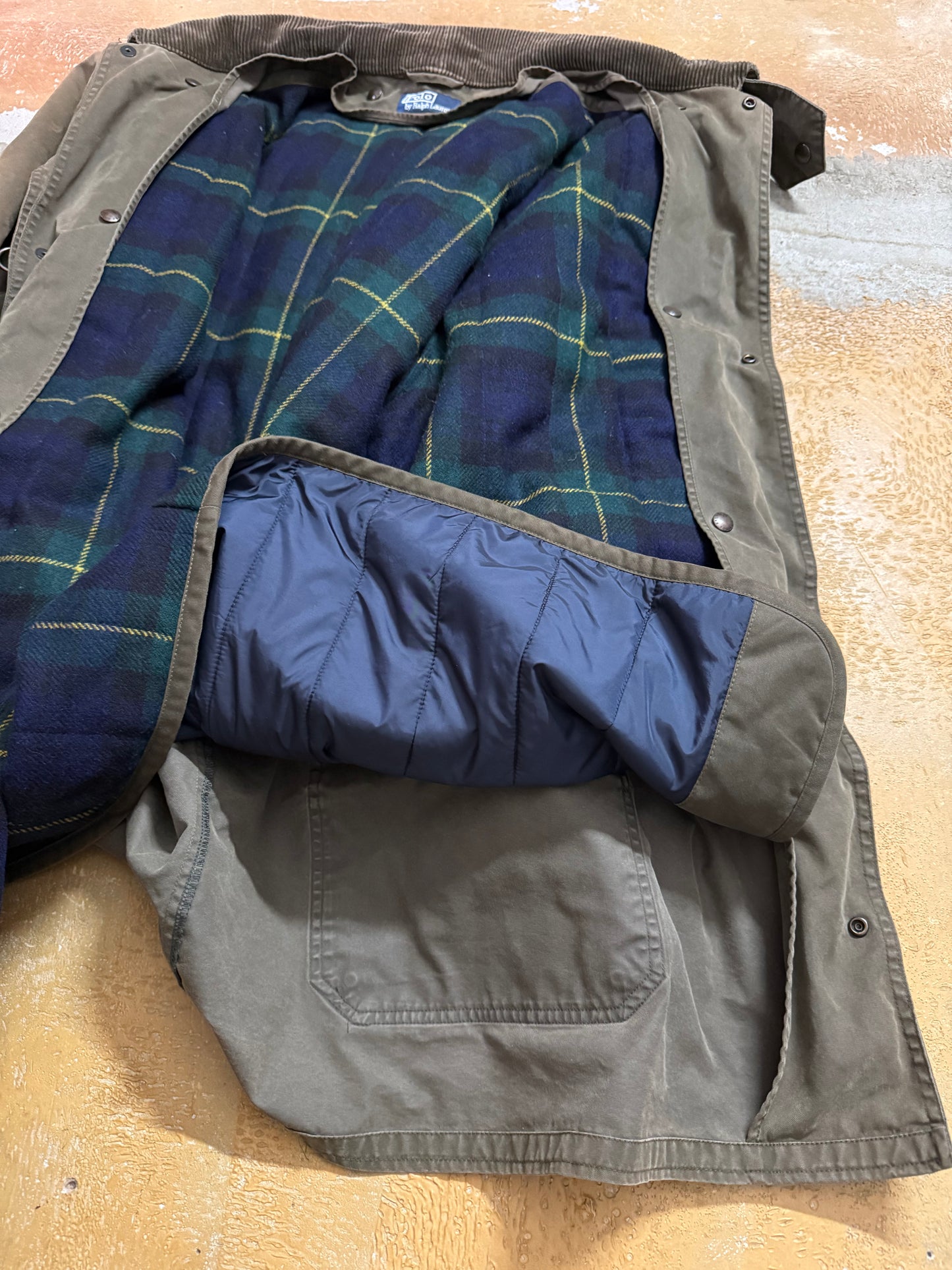 Ralph Lauren fireman lobster clasp removable lining jacket - XXL