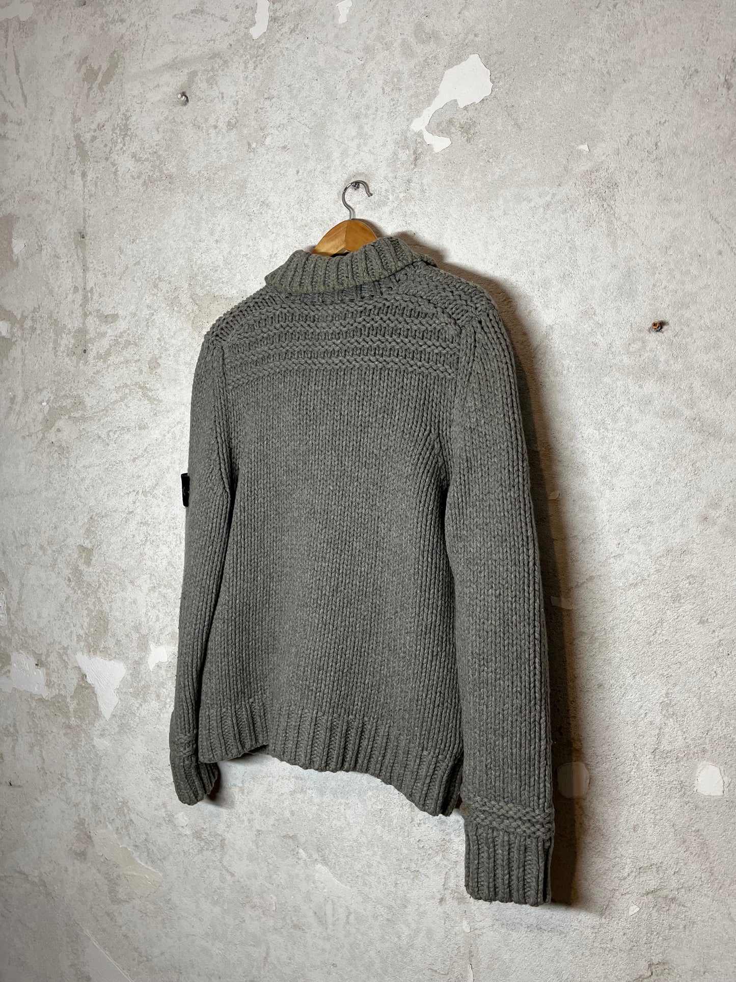 Stone Island heavy knit jacket - S