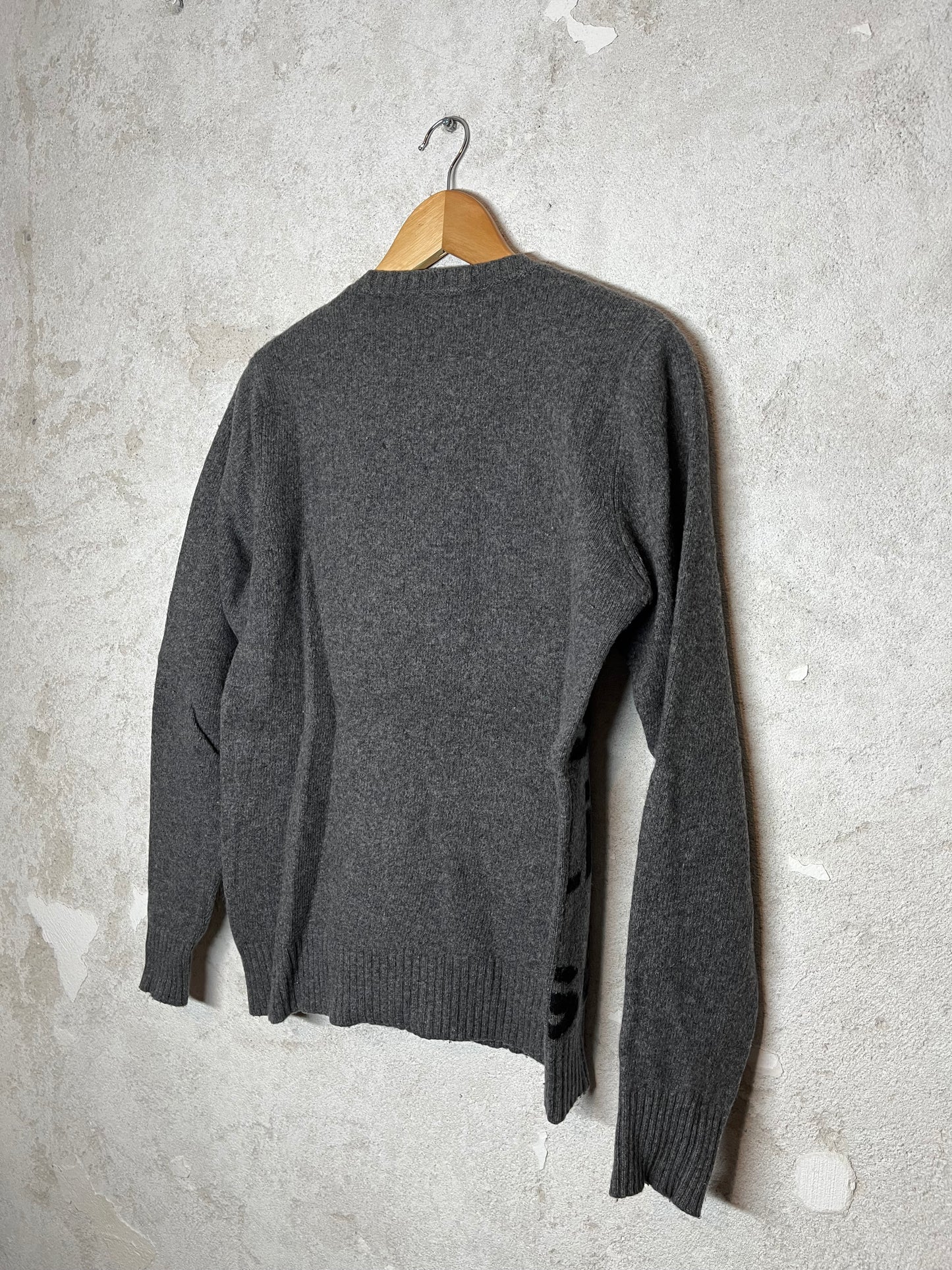 Diesel vintage retro 2000s wool knit sweatshirt - S