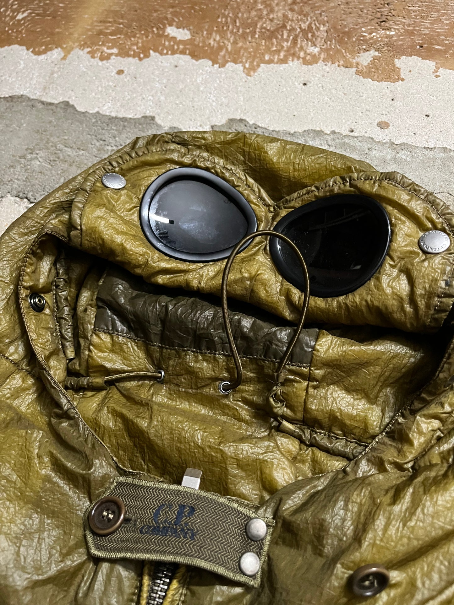 CP Company filament down goggle jacket - XL