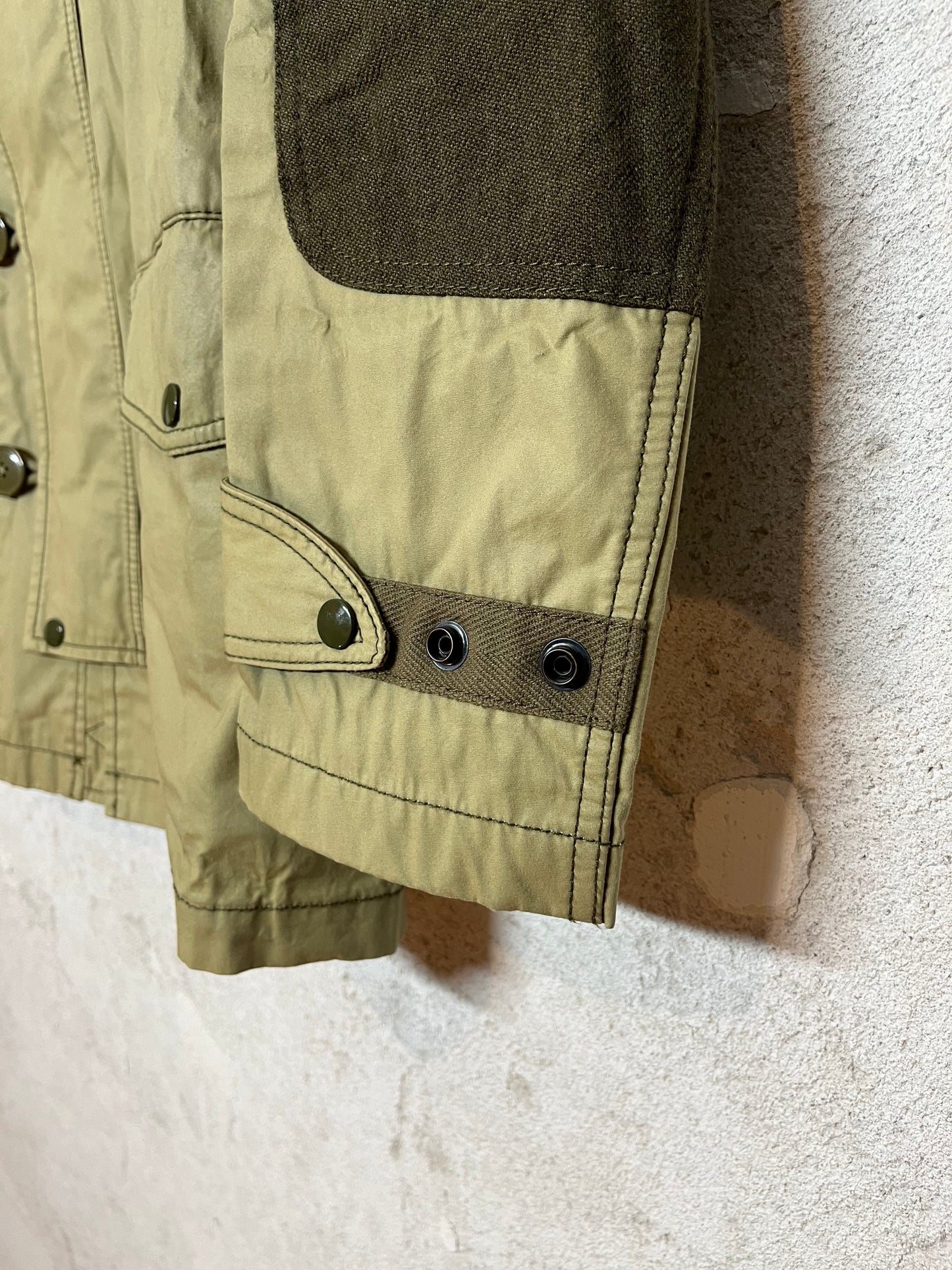 Junya Watanabe cargo khaki hooded jacket - S