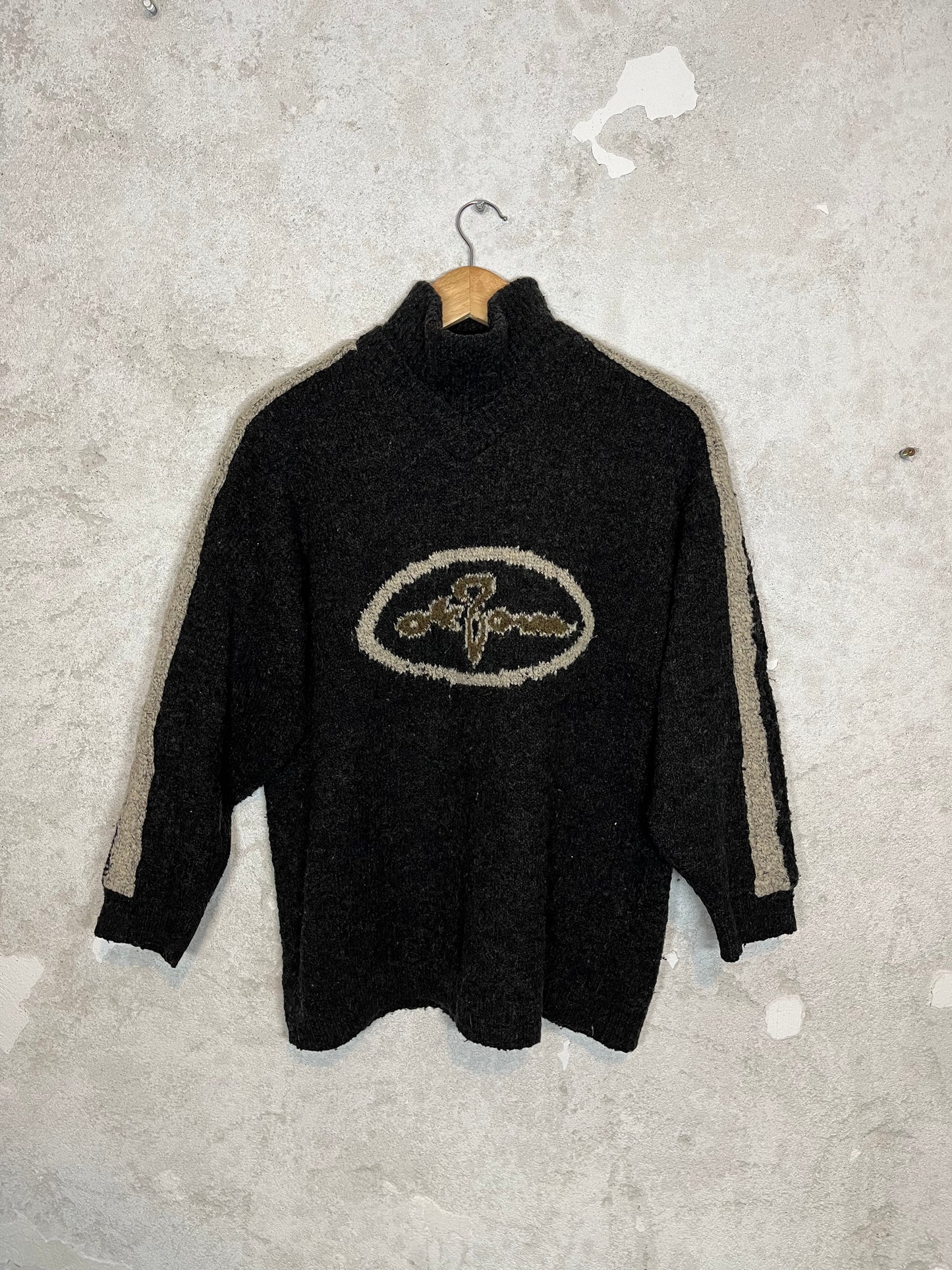 Oxbow ski snowboard heavy knit sweater - S