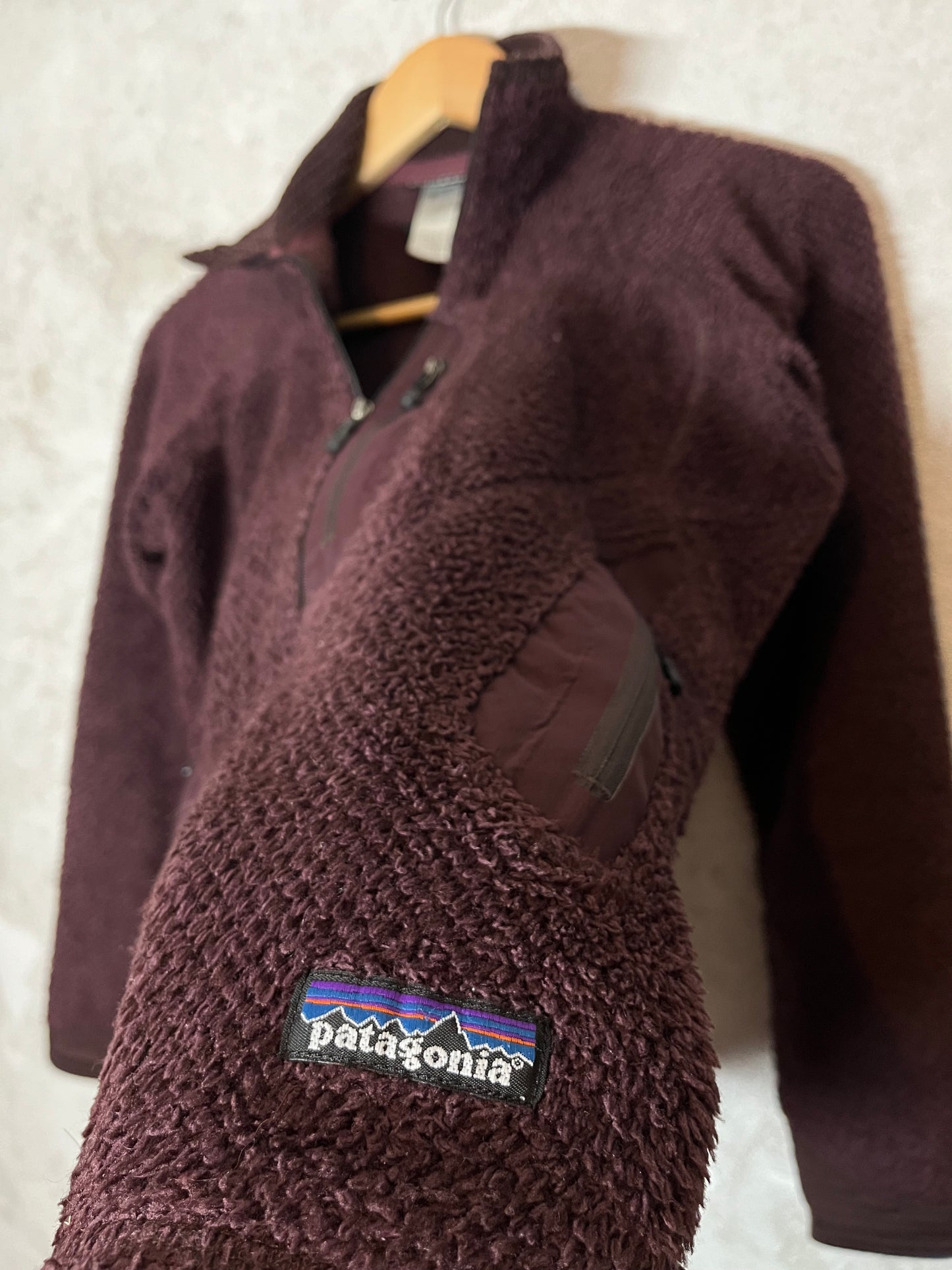 Patagonia fleece zip-up sweatshirt