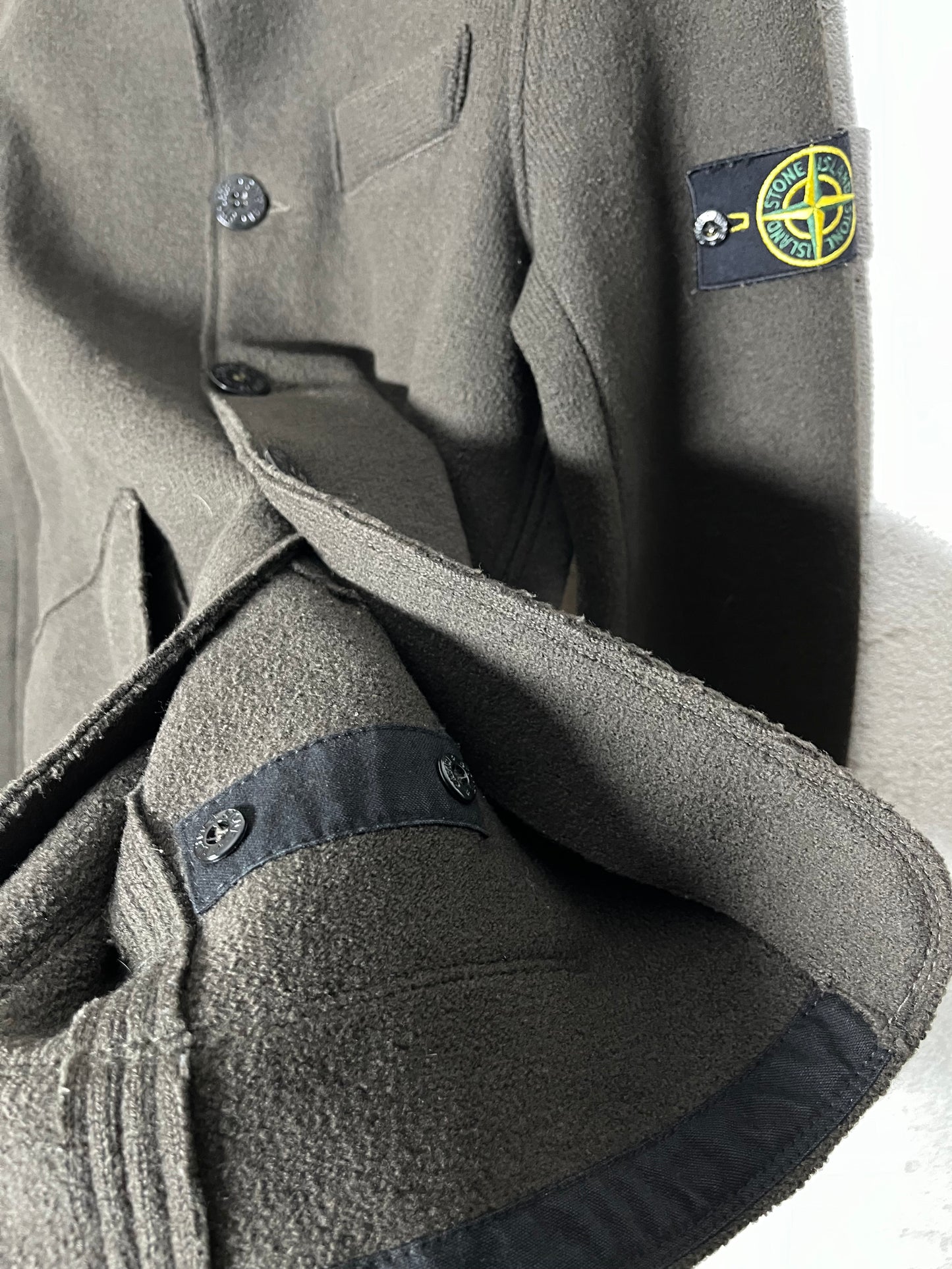 Stone Island vintage wool military jacket - S