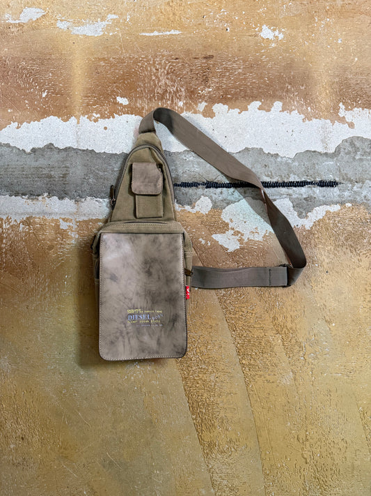 Diesel vintage khaki army bag