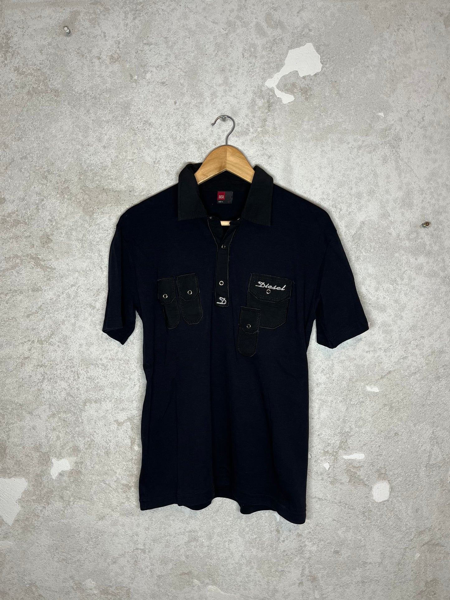 Diesel vintage polo t-shirt - L