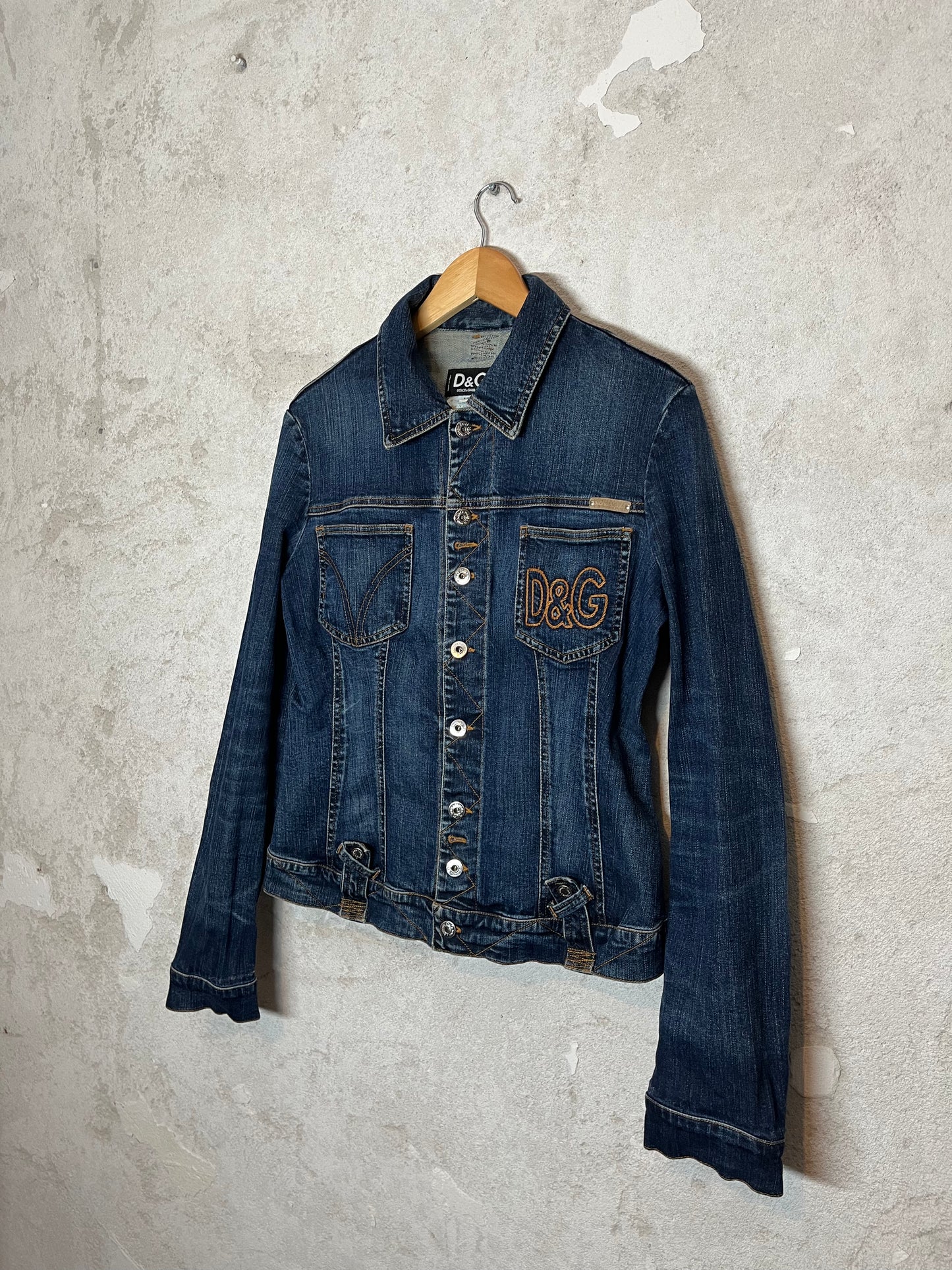 Dolce & Gabbana embroidered denim jacket - XL