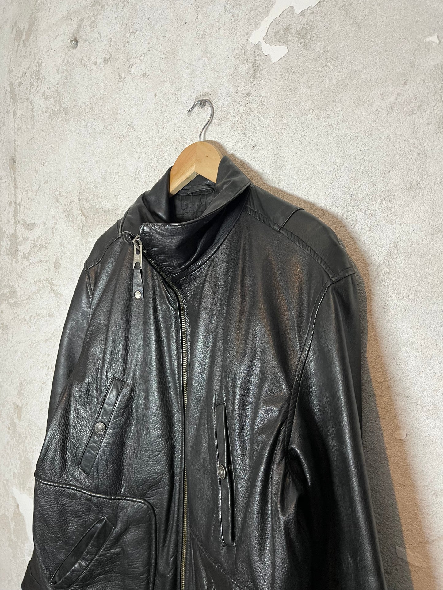 Schott NYC high quality leather motor jacket - XXL