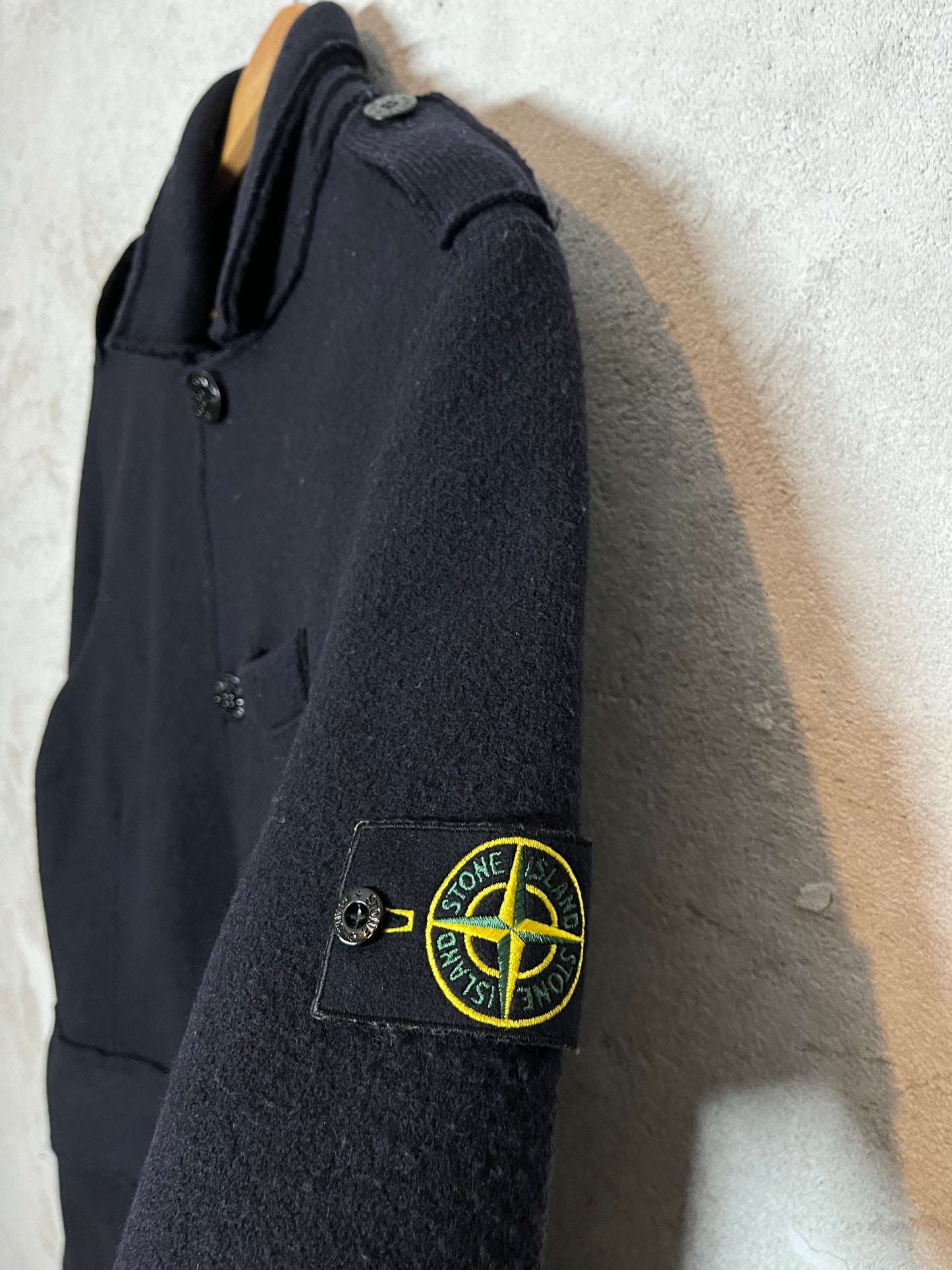 Stone Island vintage wool trenchcoat jacket - XL