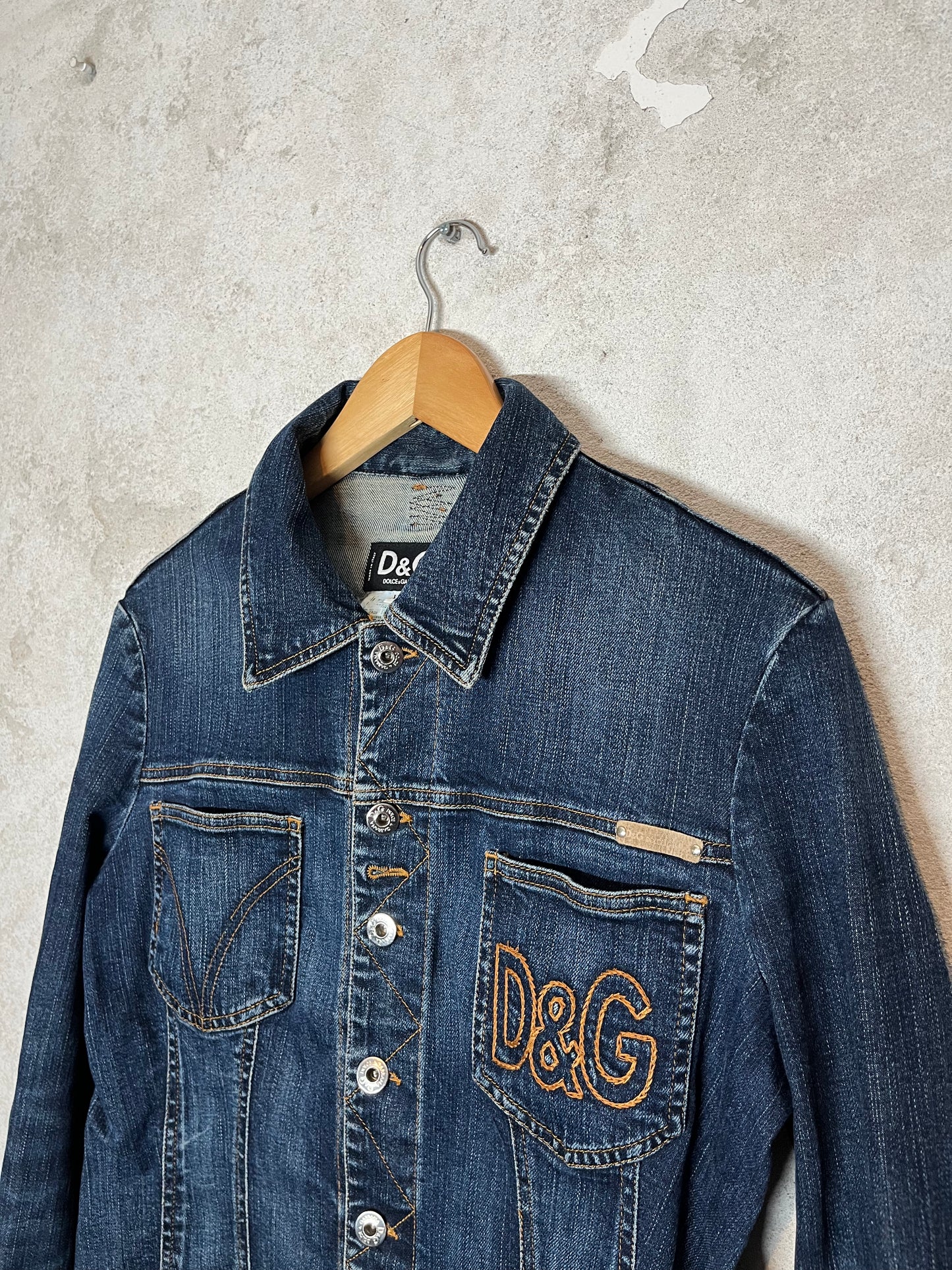 Dolce & Gabbana embroidered denim jacket - XL